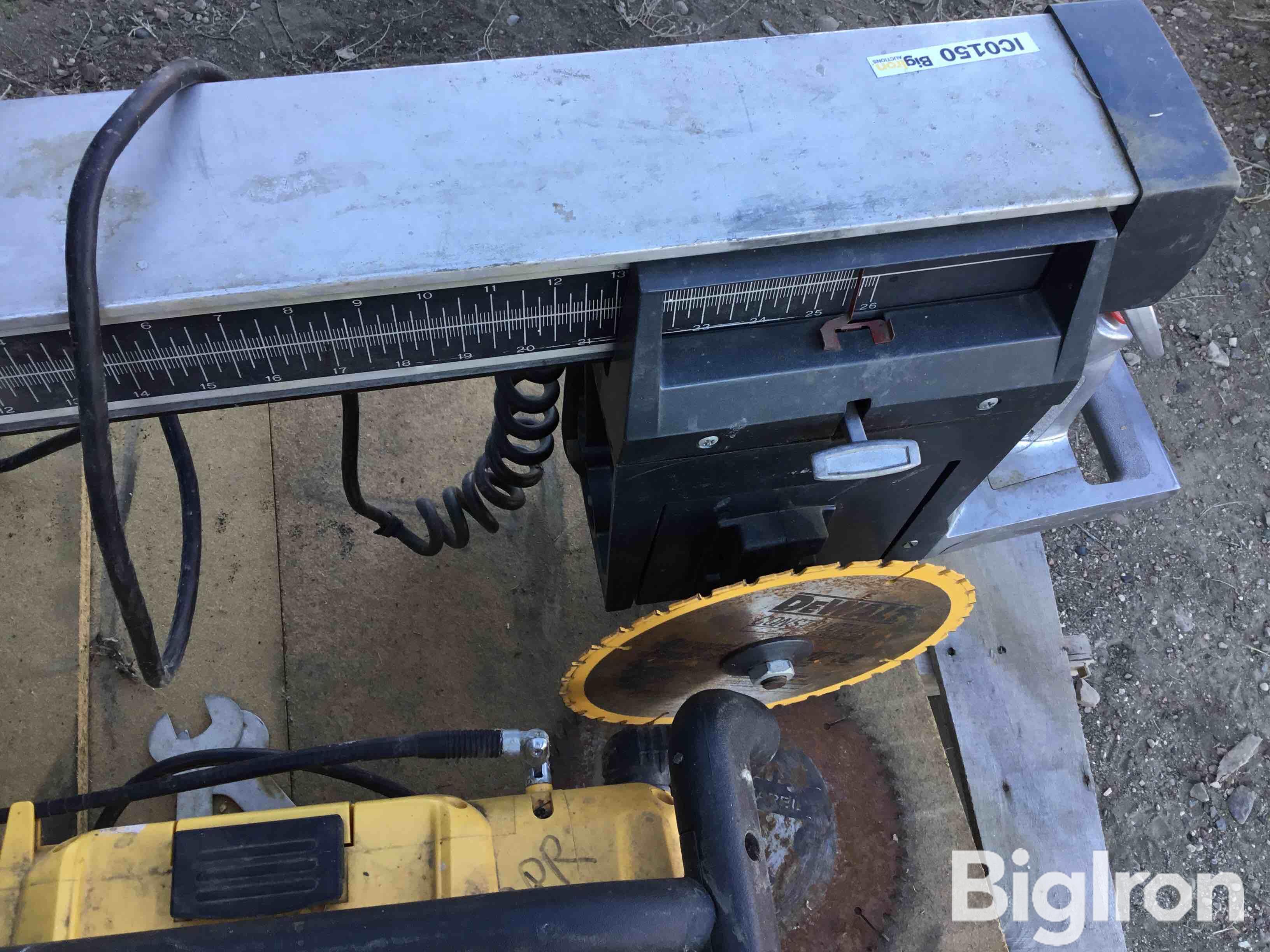 DEWALT/Montgomery Ward Radial Arm Saw & Radio/Charger BigIron Auctions