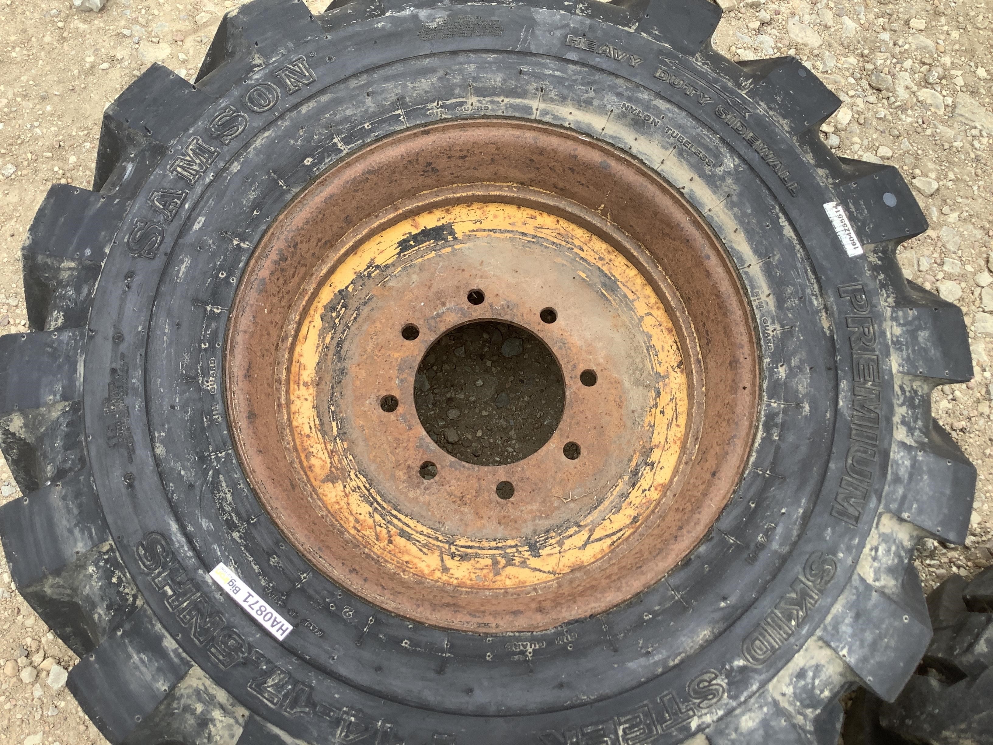 Samson Premium Skid Steer Skid Steer Tires/Rims BigIron Auctions