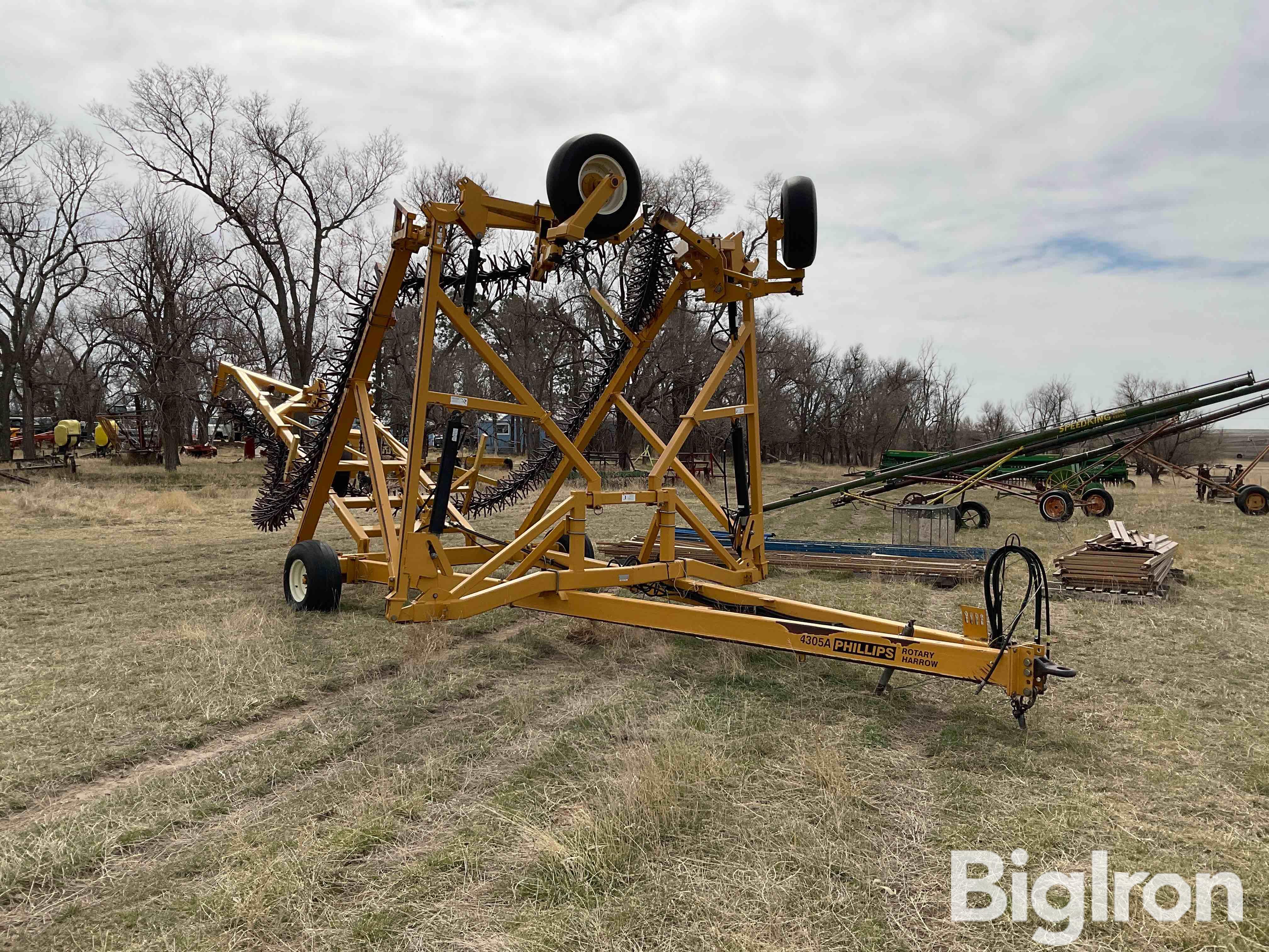 Phillips 4305A Folding Rotary Harrow BigIron Auctions