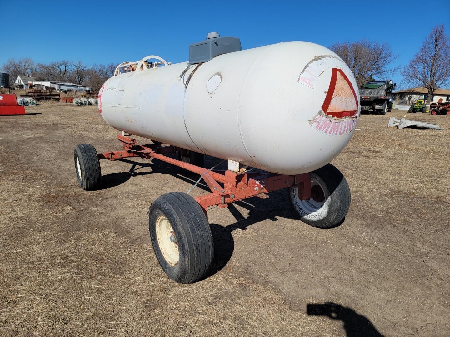 1000 Gallon Anhydrous Ammonia Tank & Trailer BigIron Auctions