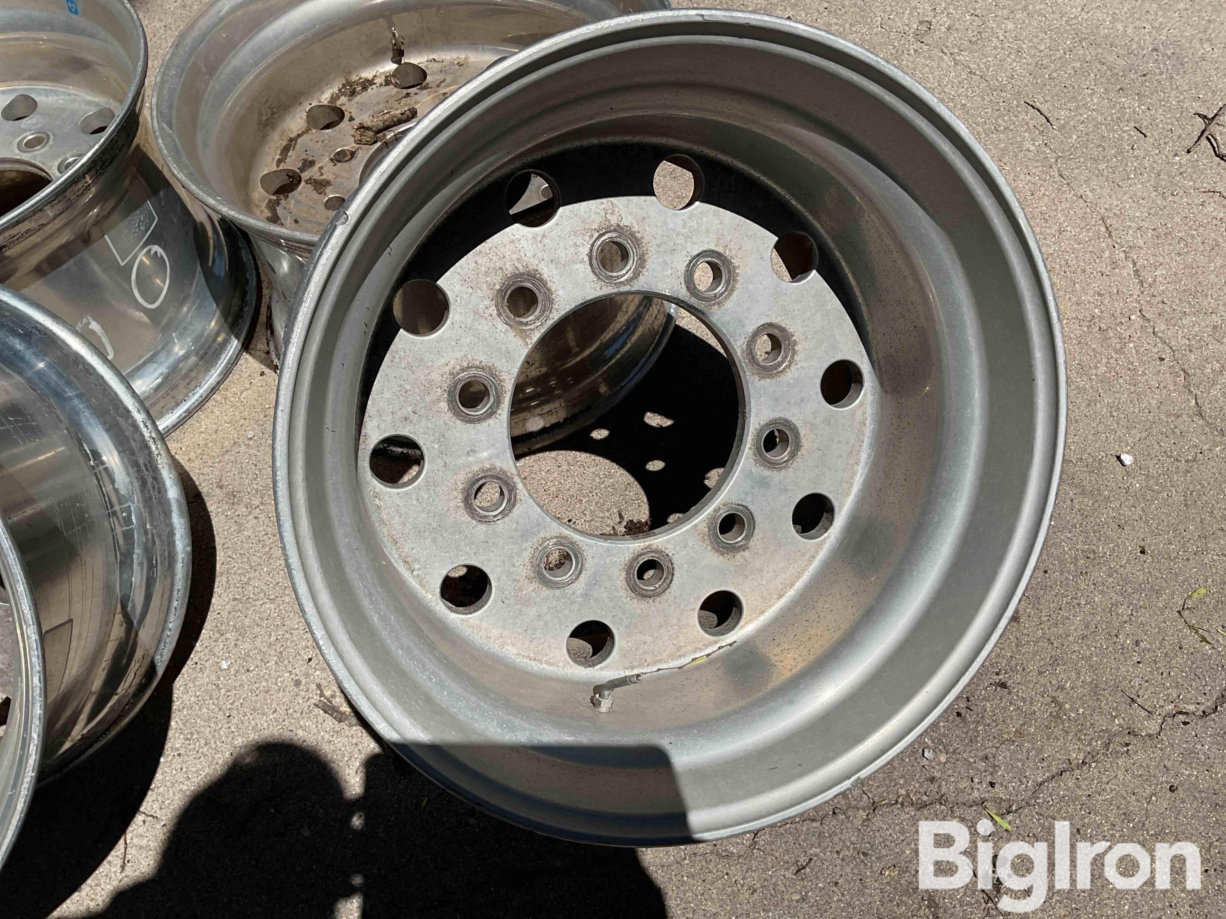 Alcoa 22.5x14.00 Wide Base Single Aluminum Truck Rims BigIron Auctions