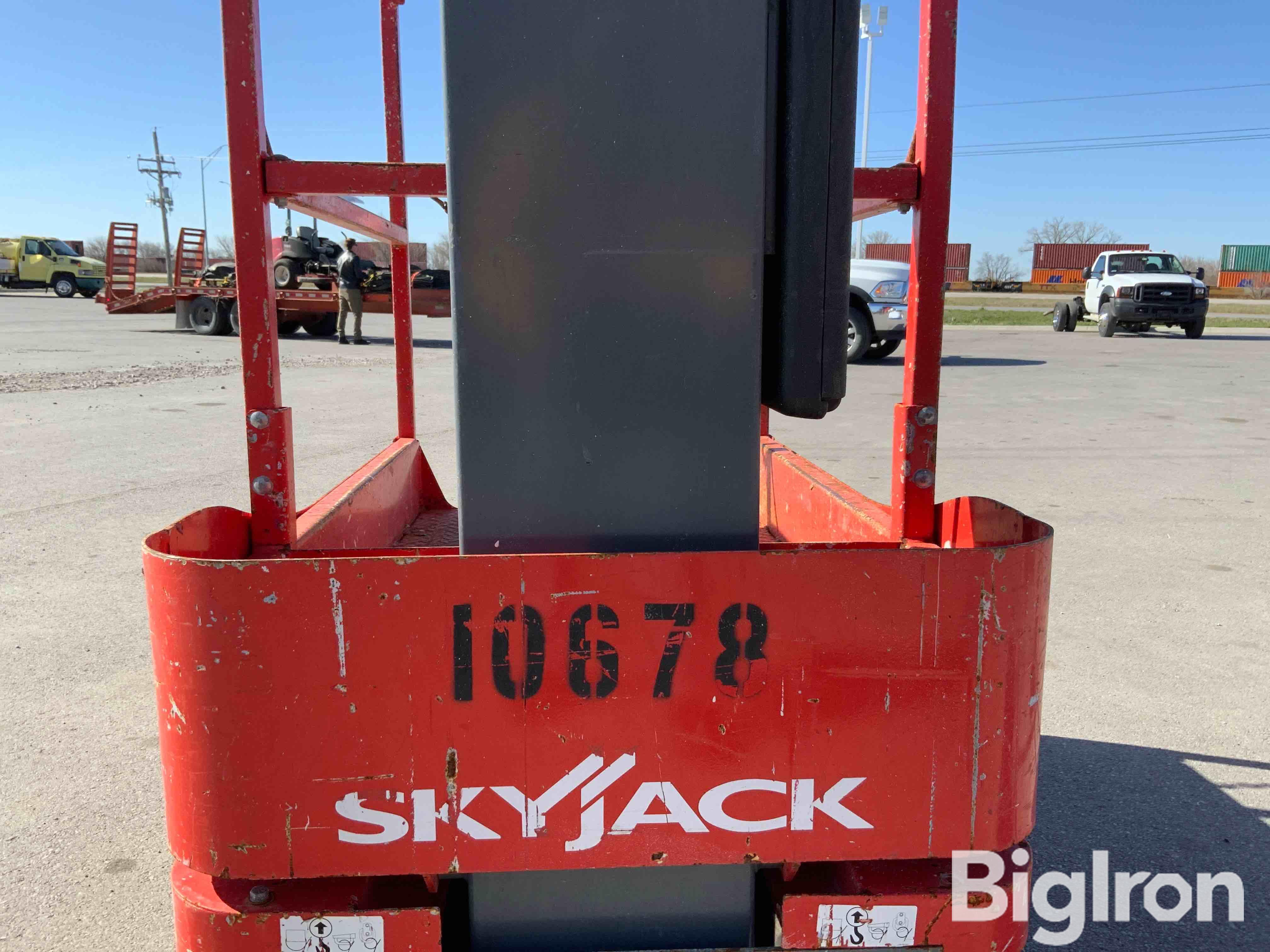 SkyJack SJ12 Electric Self-Propelled Vertical Manlift BigIron Auctions