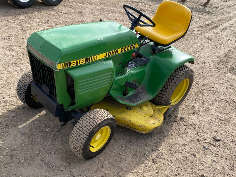 jd 216 lawn tractor for sale