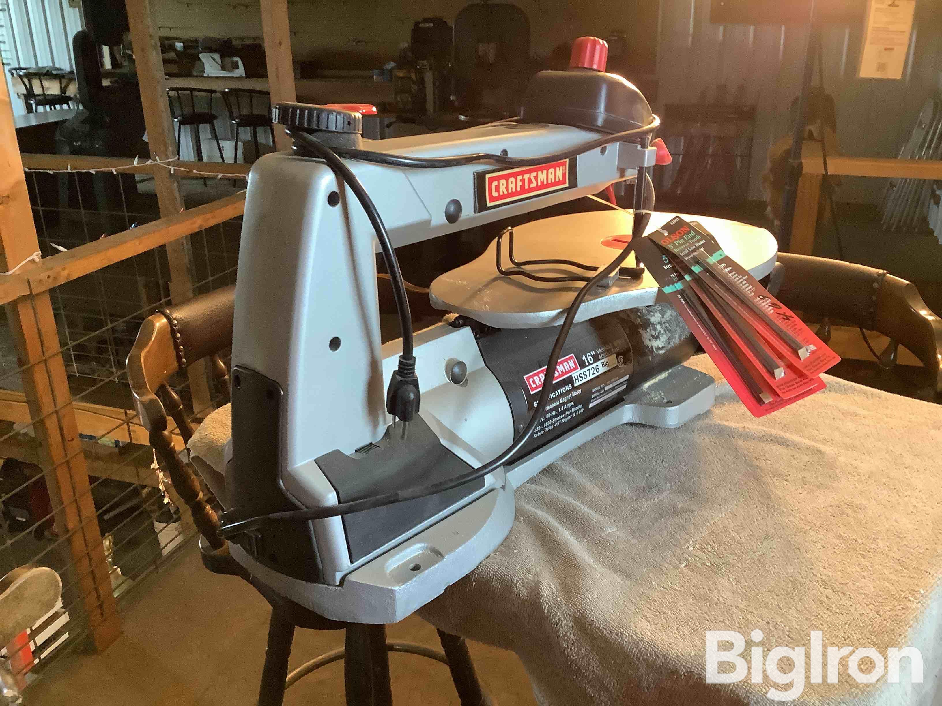 Craftsman 137.216100 16” Variable Speed Scroll Saw BigIron Auctions