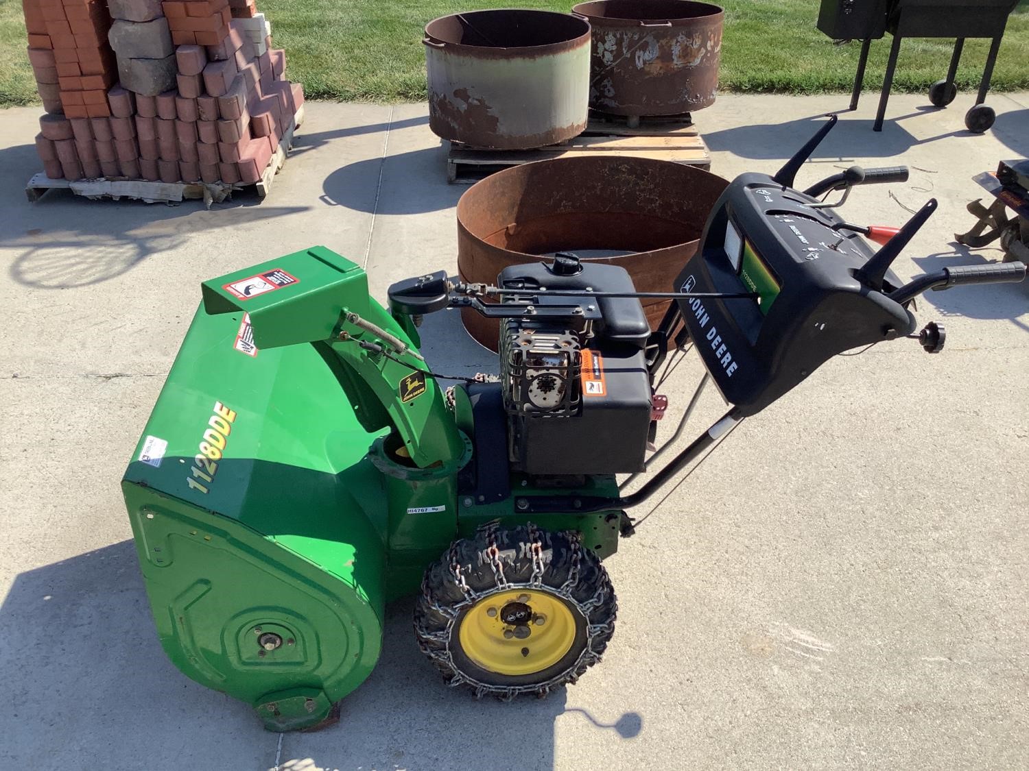 John Deere 1128DDE Snowblower BigIron Auctions