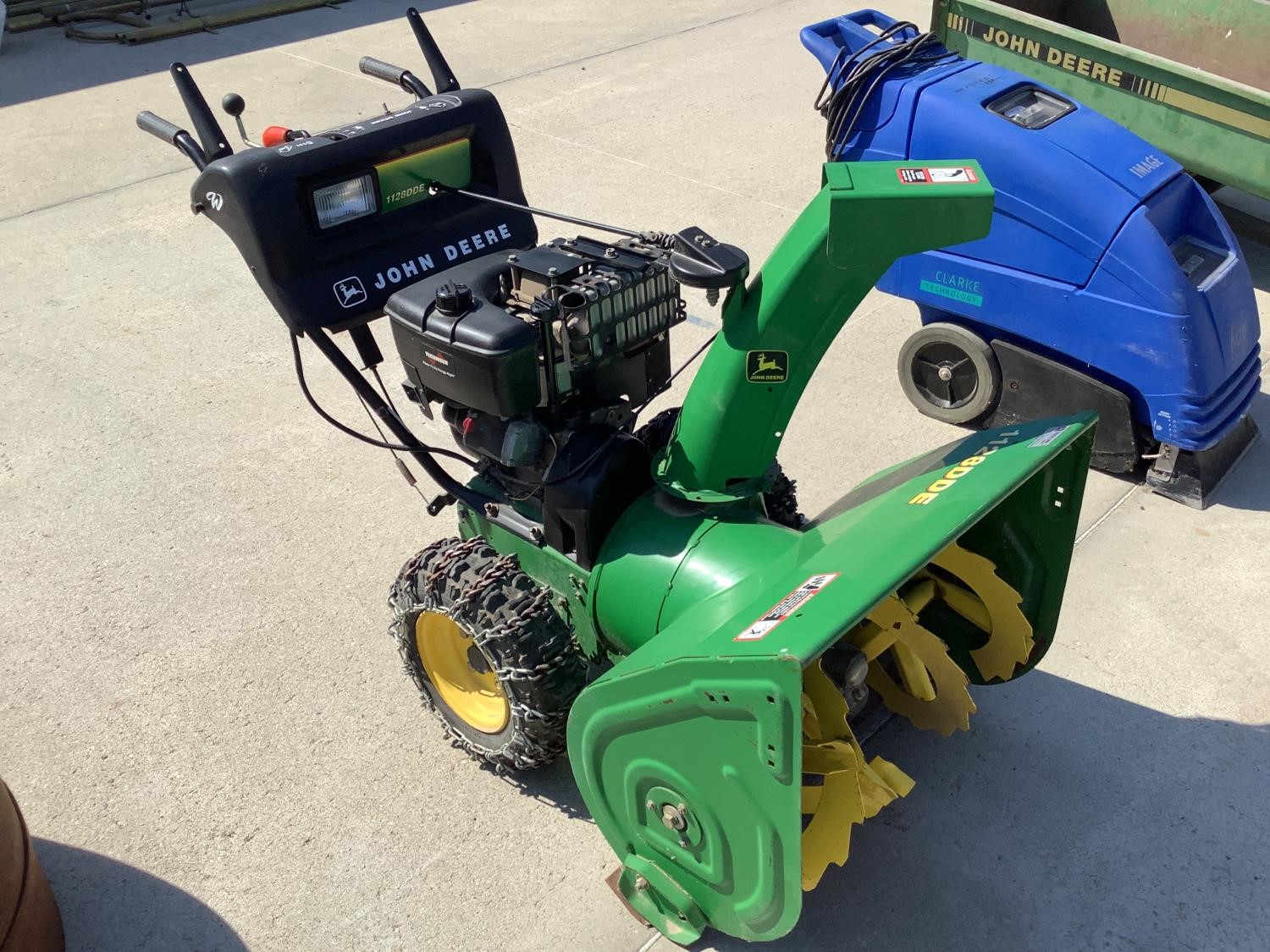 John Deere 1128DDE Snowblower BigIron Auctions