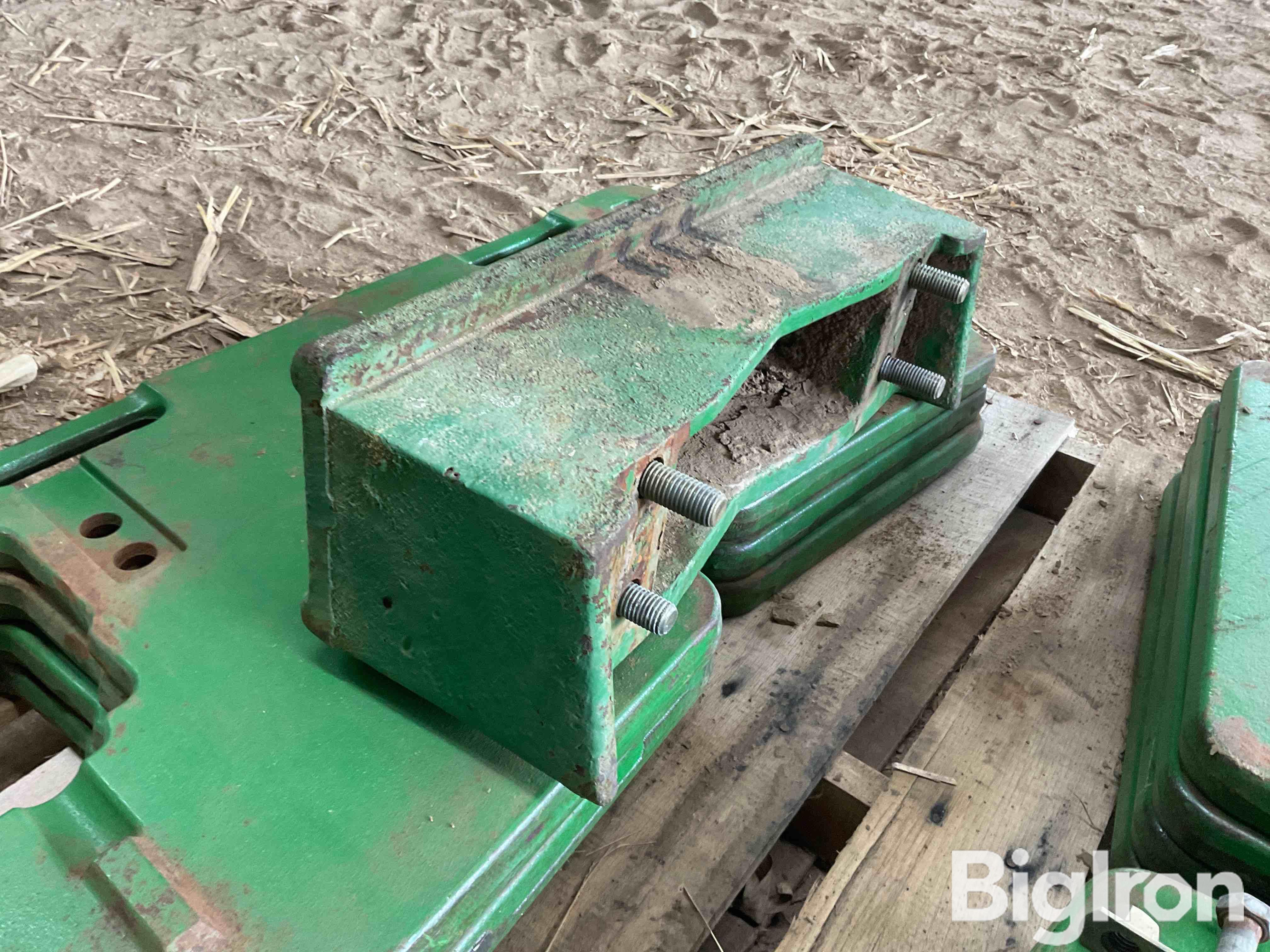 John Deere Tractor Suitcase Weights W Weight Bracket Bigiron Auctions