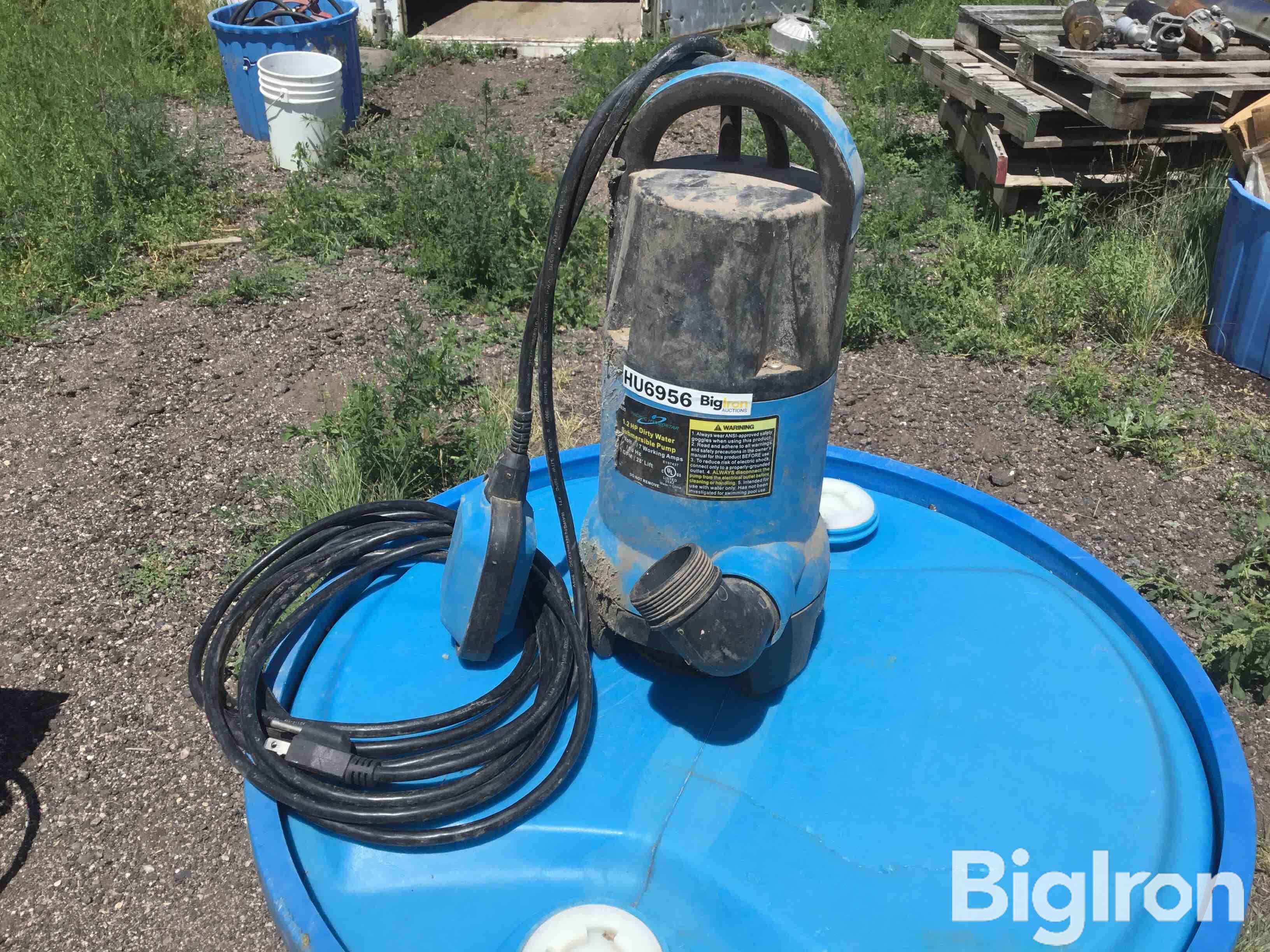 Pacific Hydrostar 1.2 Hp Dirty Water Submersible Pump BigIron Auctions