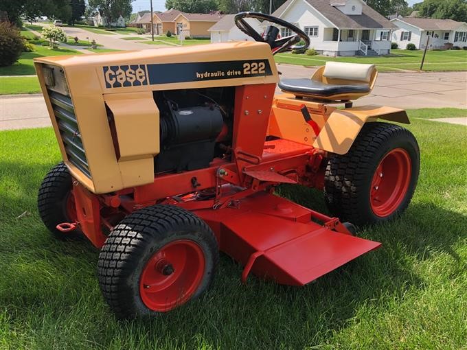 Case 222 Garden Tractor Riding Mower Bigiron Auctions