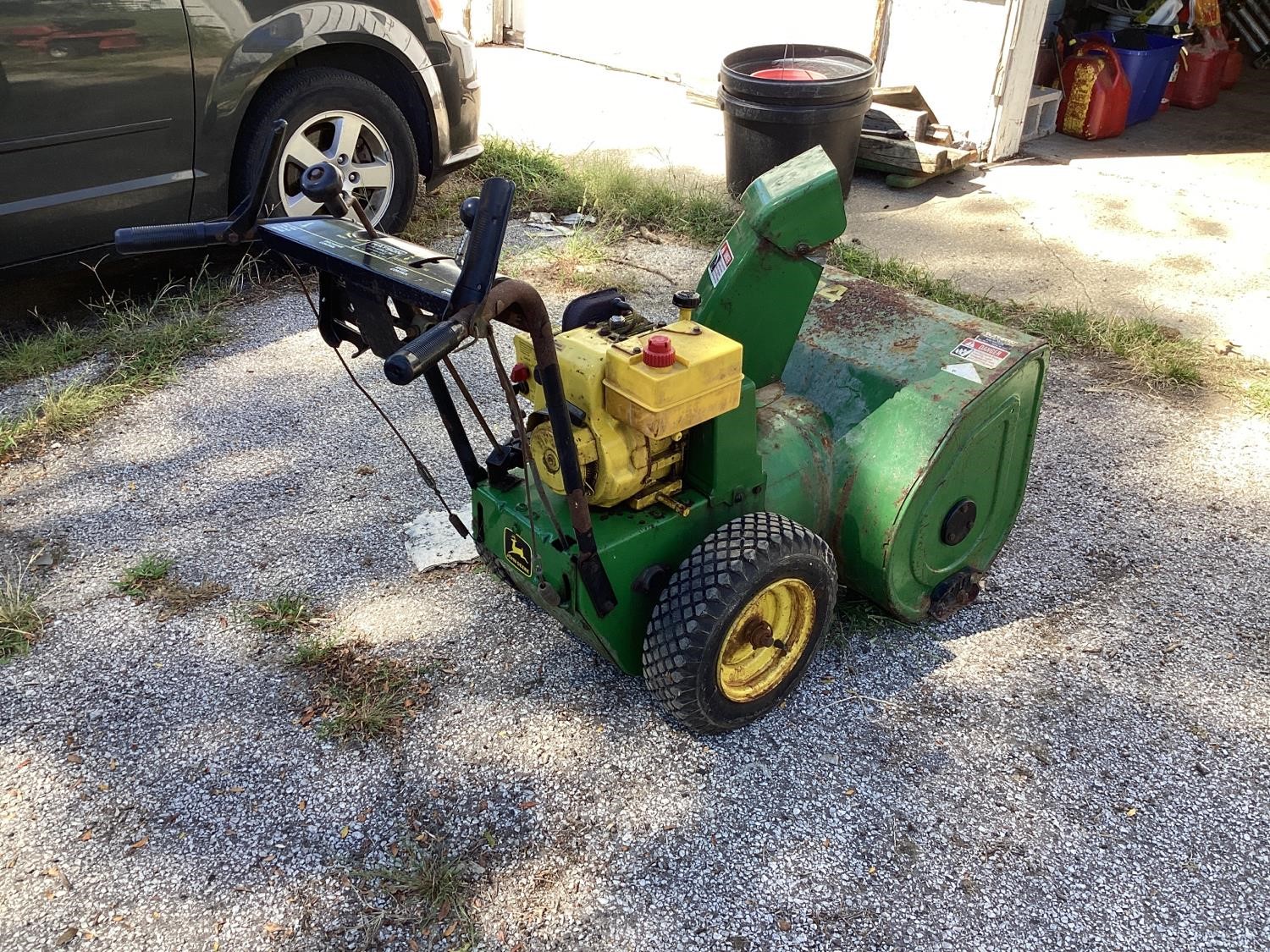 John Deere 524 Snow Blower BigIron Auctions