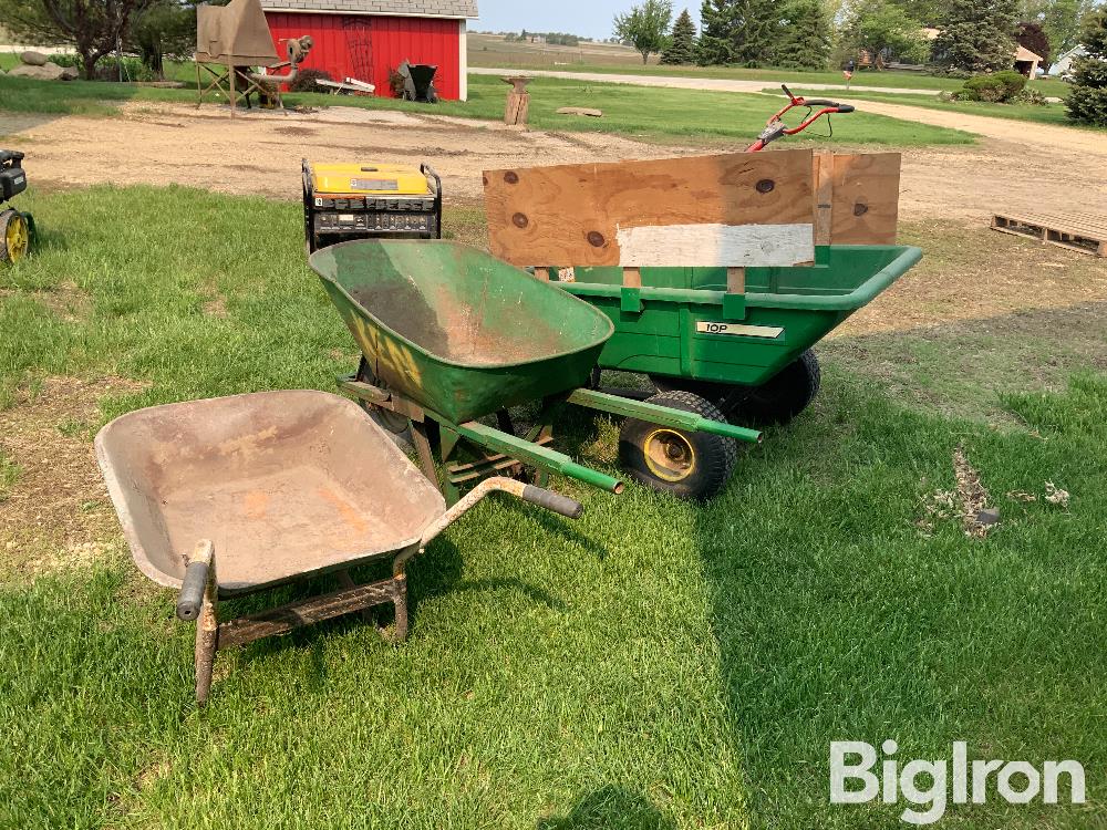 John Deere Yard Cart & Wheel Barrows BigIron Auctions