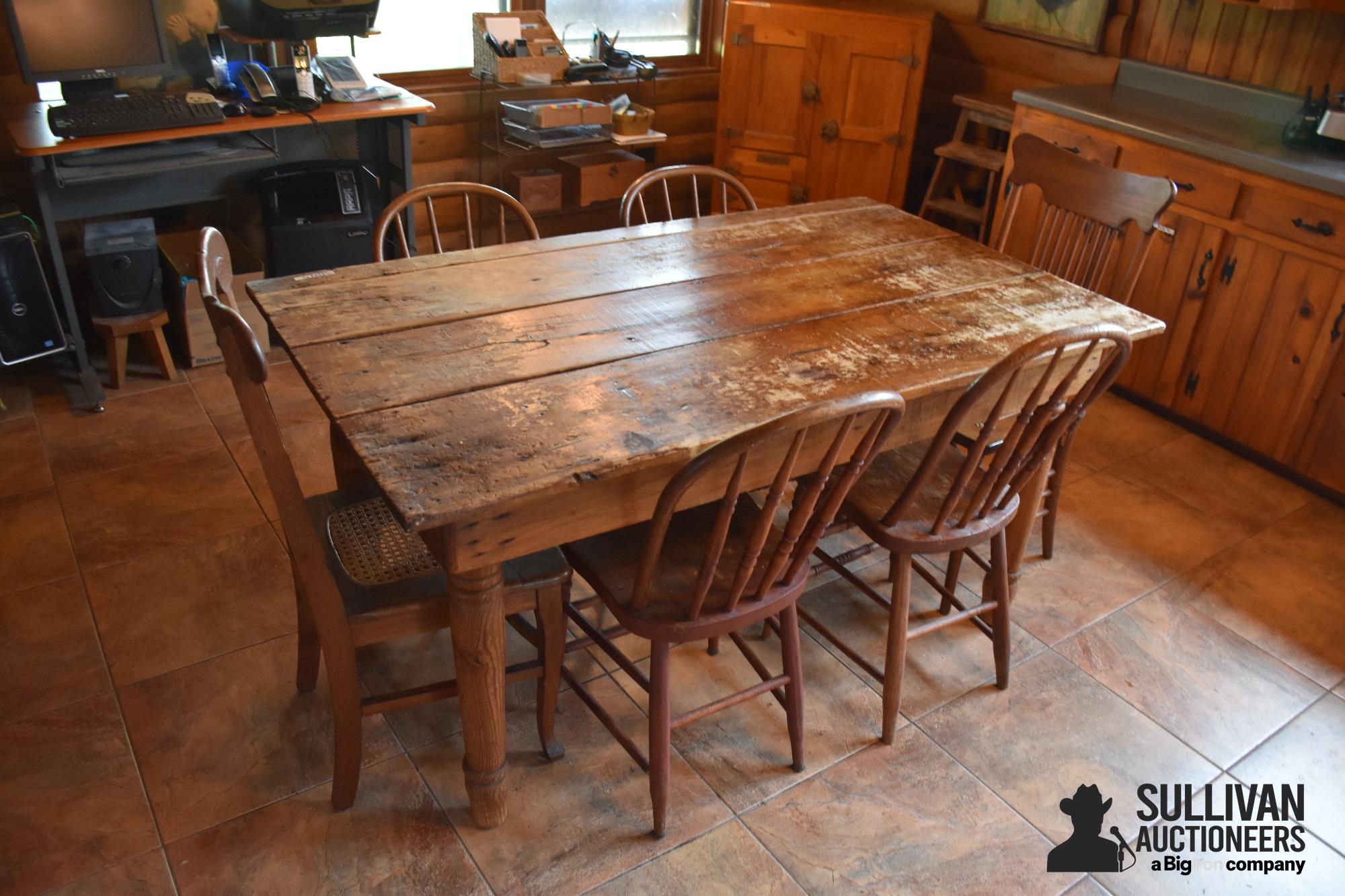 Primitive Kitchen Table And Chairs BigIron Auctions   Primitivekitchentableandchairs E09284c533904c51bfdb0c862781d937 