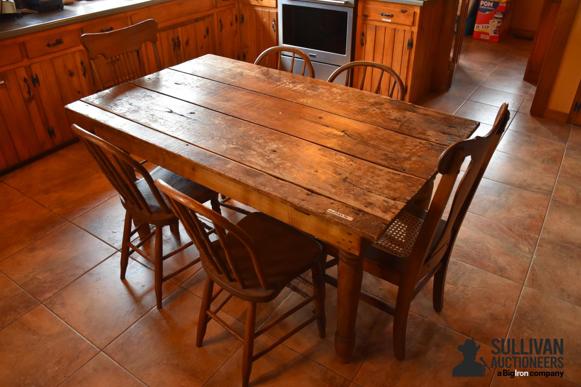 Primitive Kitchen Table And Chairs BigIron Auctions   Primitivekitchentableandchairs Eee2cb0470b94d12ad613516e24977a2 