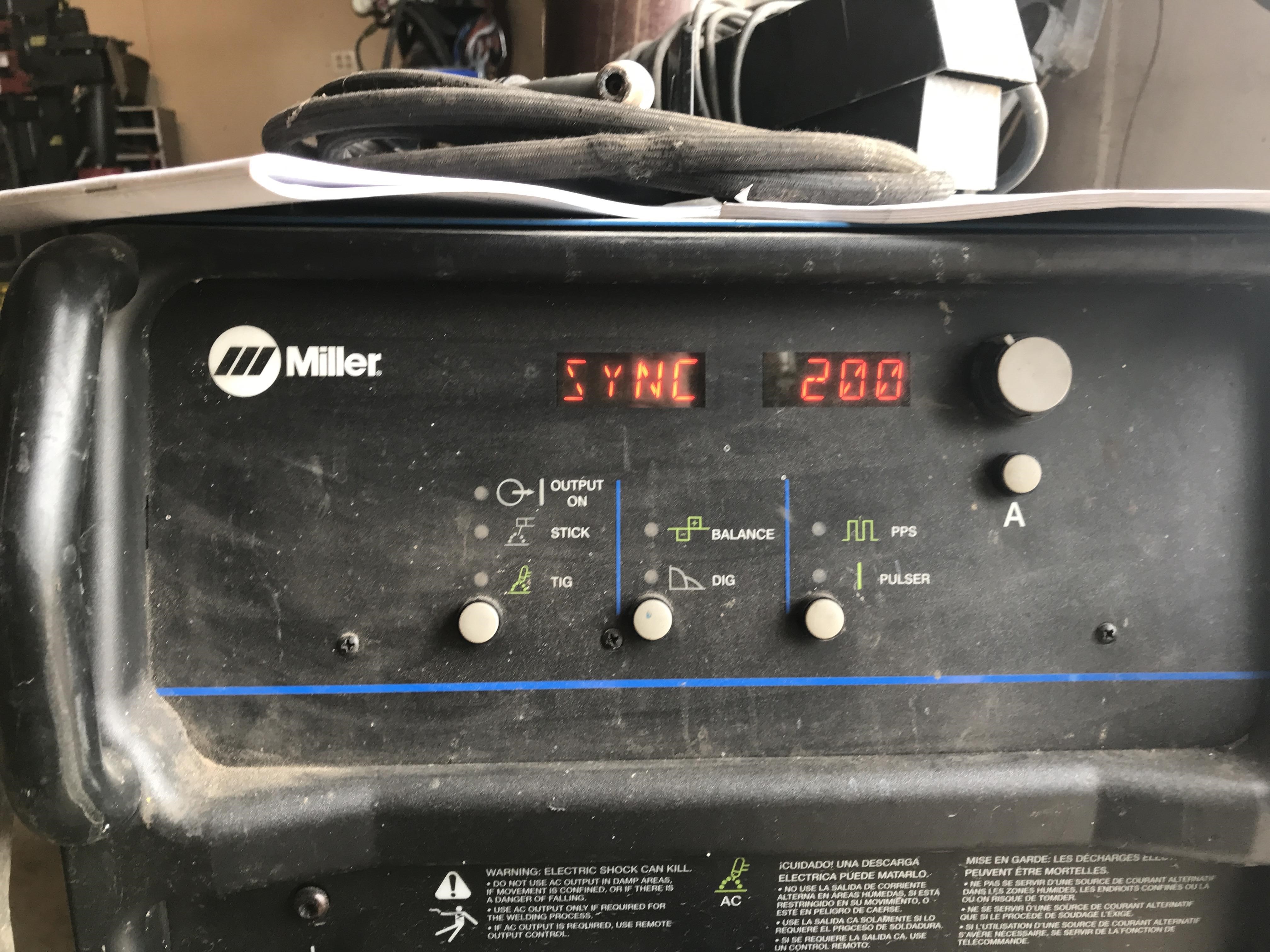 Miller Syncrowave 200 Tigstick Welder Bigiron Auctions 6102