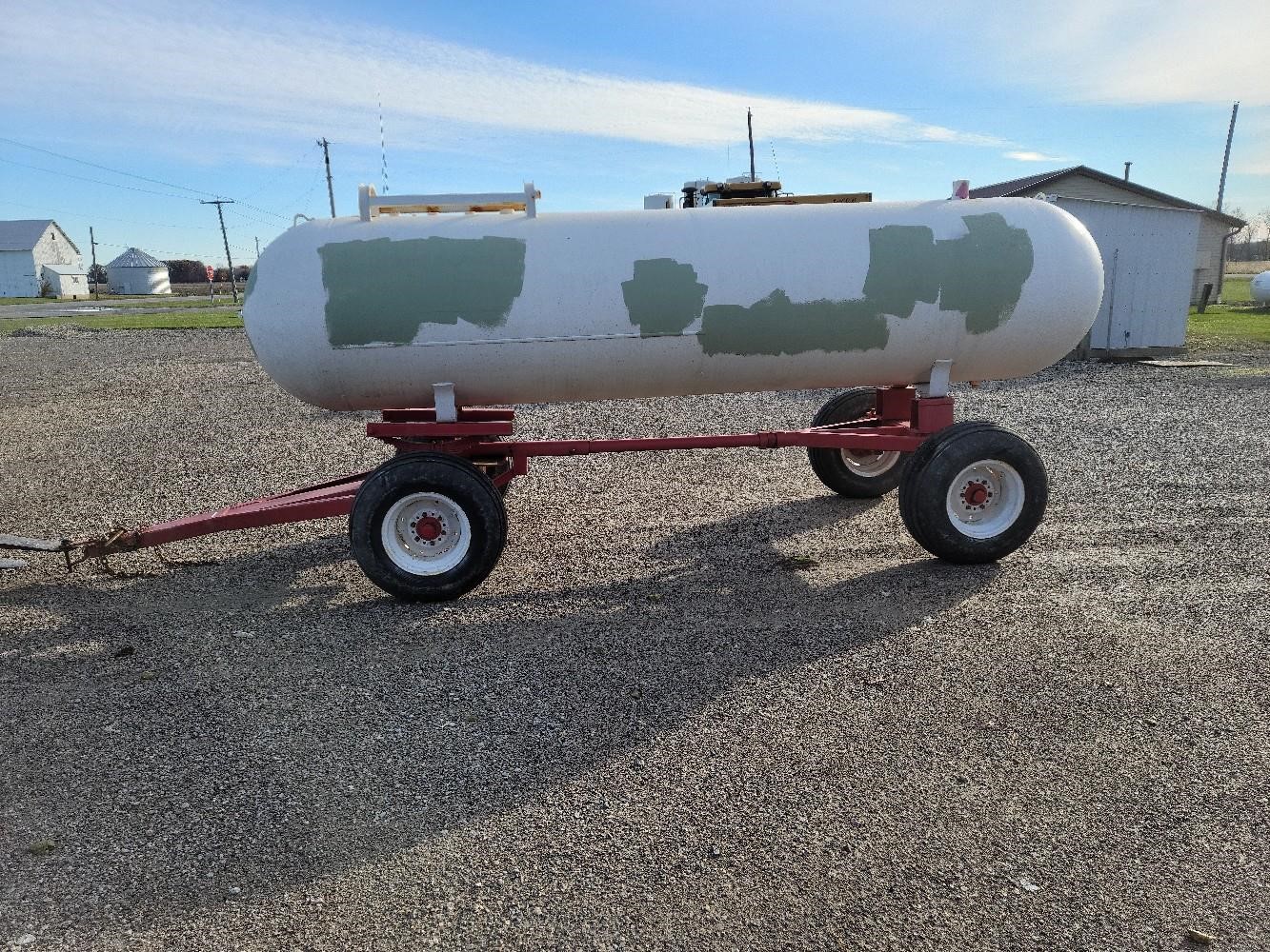 1000 Gallon Ammonia Tank W/cart BigIron Auctions