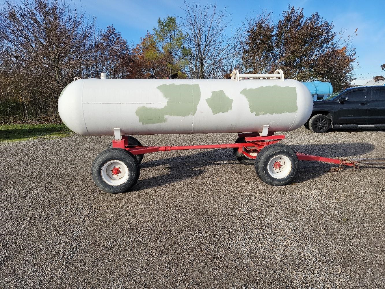 1000 Gallon Ammonia Tank W/cart BigIron Auctions