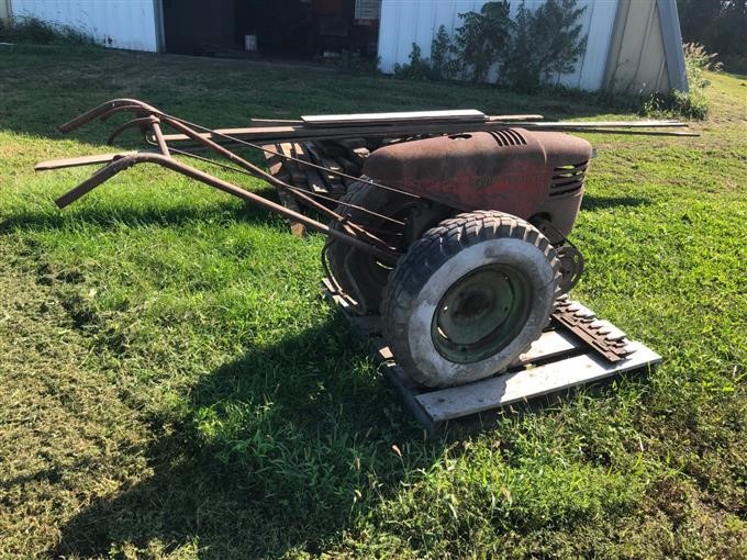 David Bradley Walk Behind Tractor W/sickle Mower Attachment BigIron ...