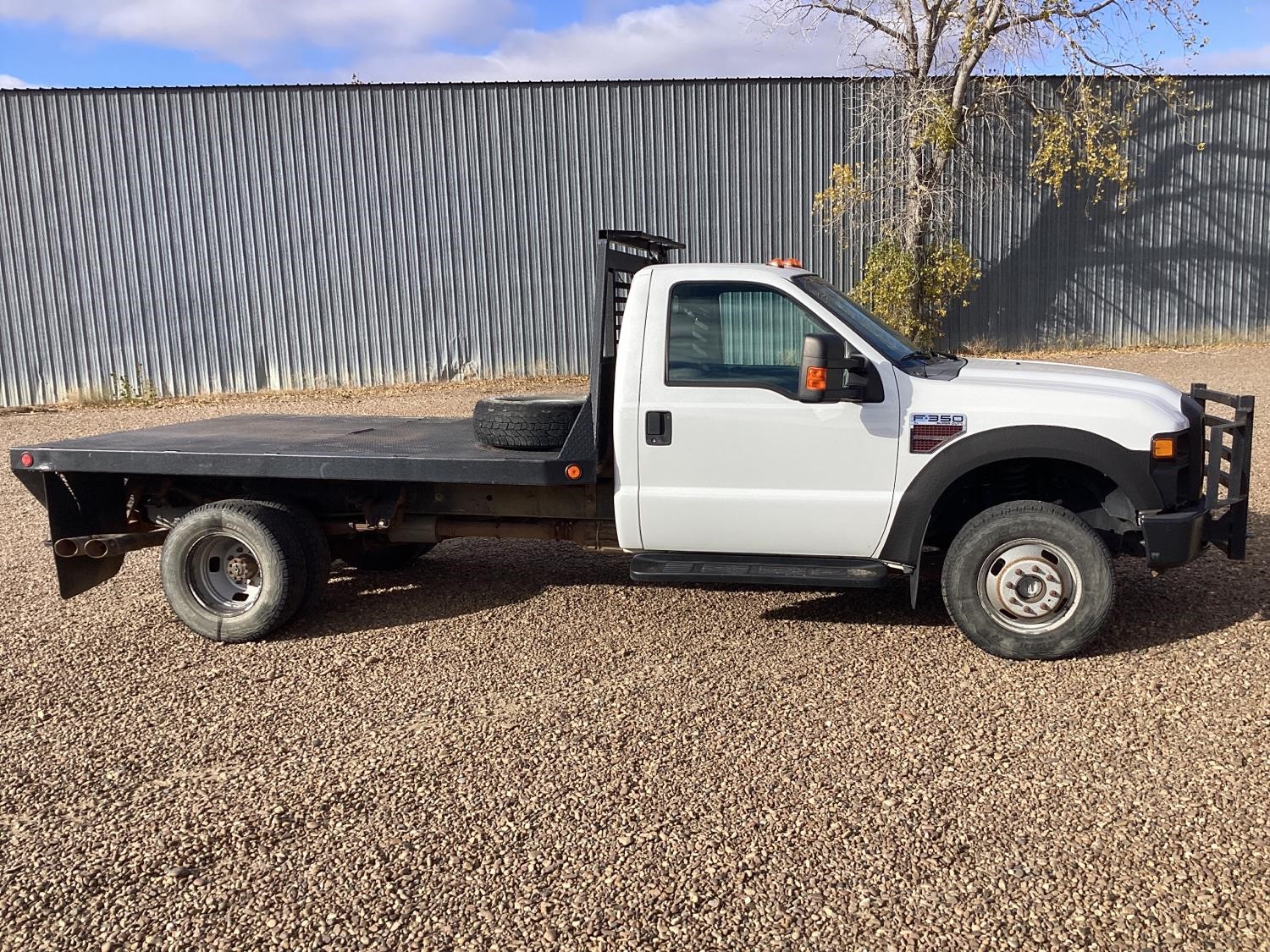 2008 Ford F350 4x4 Flatbed Pickup BigIron Auctions