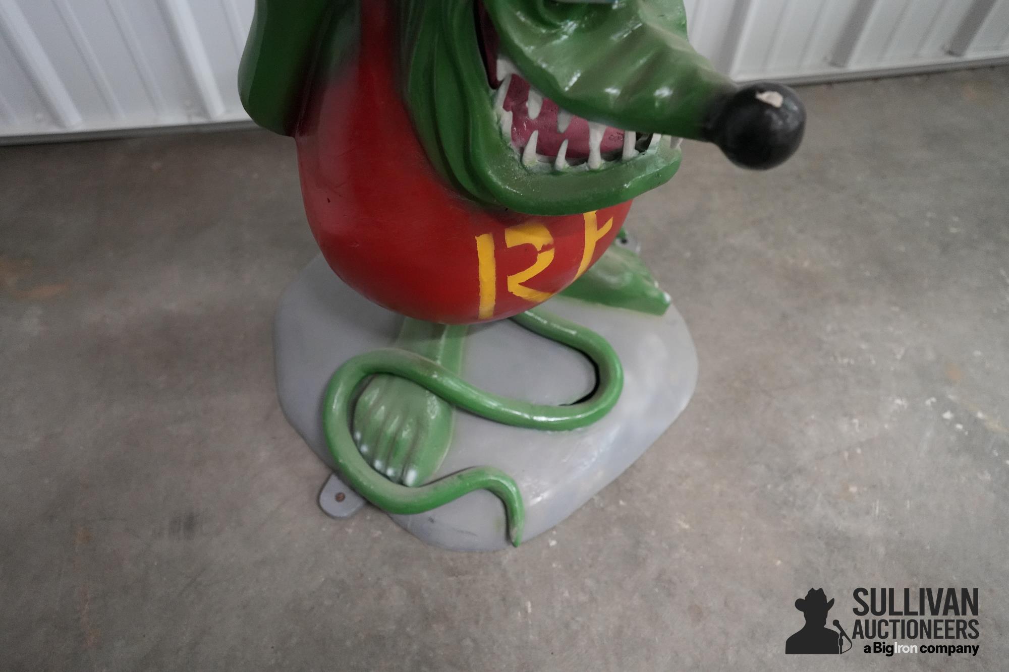 Rat Fink Cast Aluminum Statue Bigiron Auctions