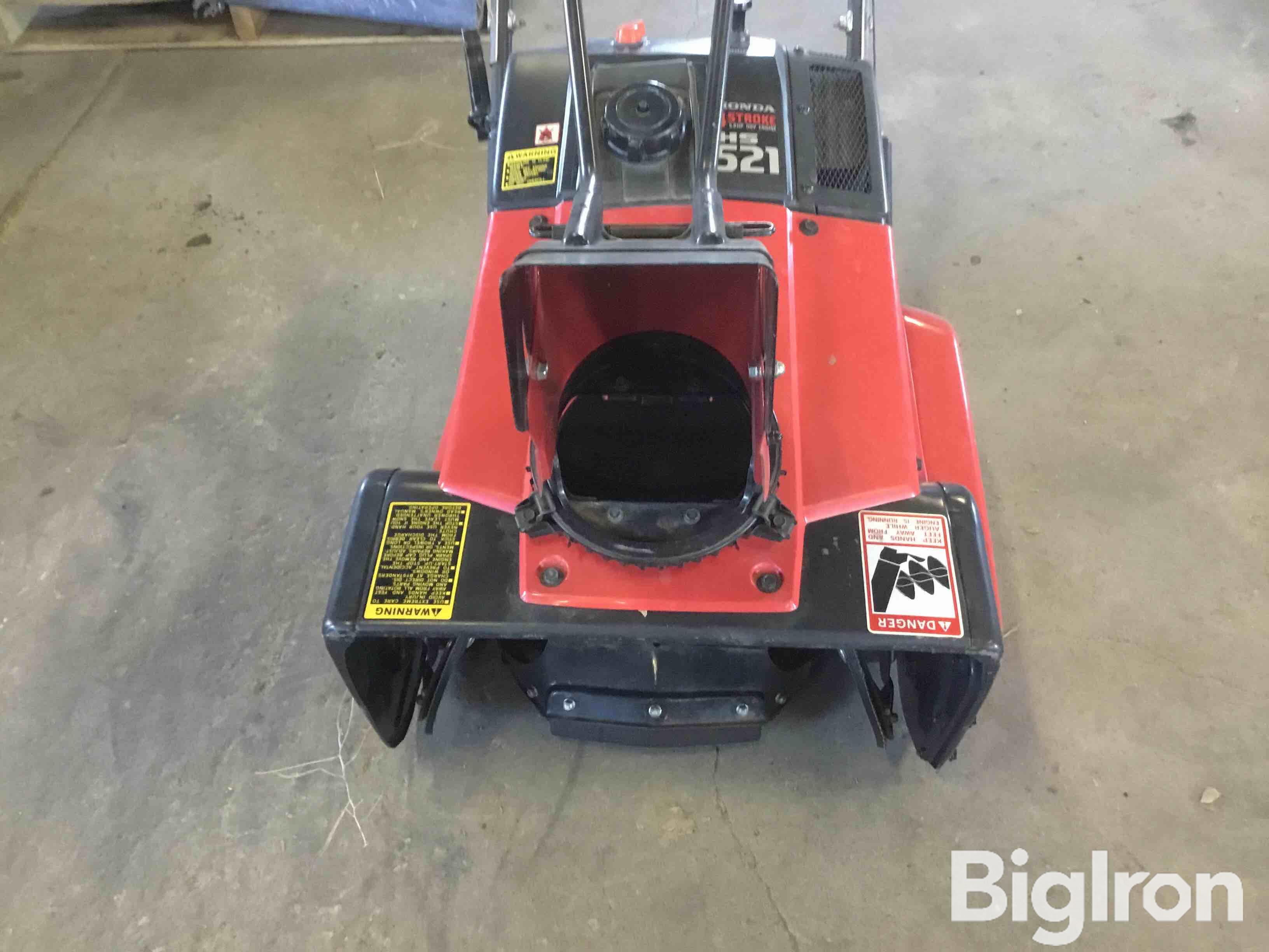 Honda HS521 Snow Blower BigIron Auctions