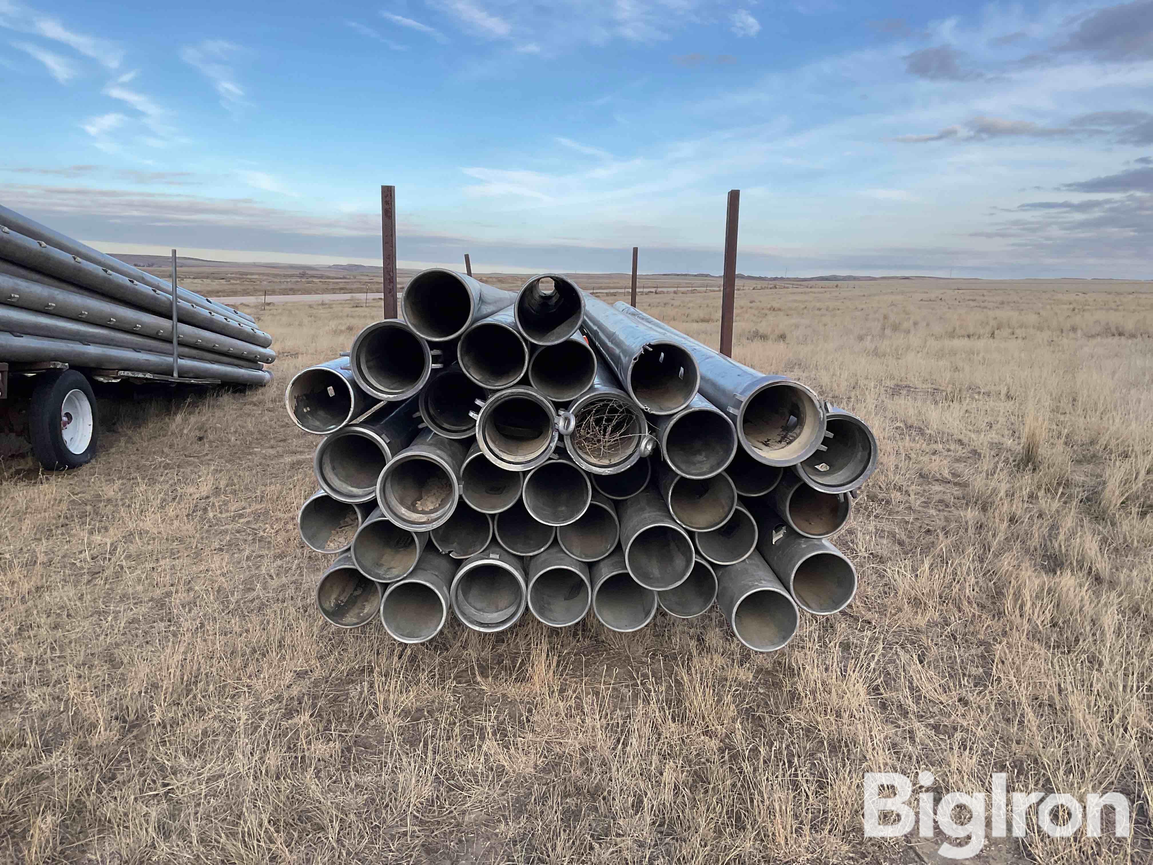 8” Aluminum Pipe On T/A Transport Trailer BigIron Auctions