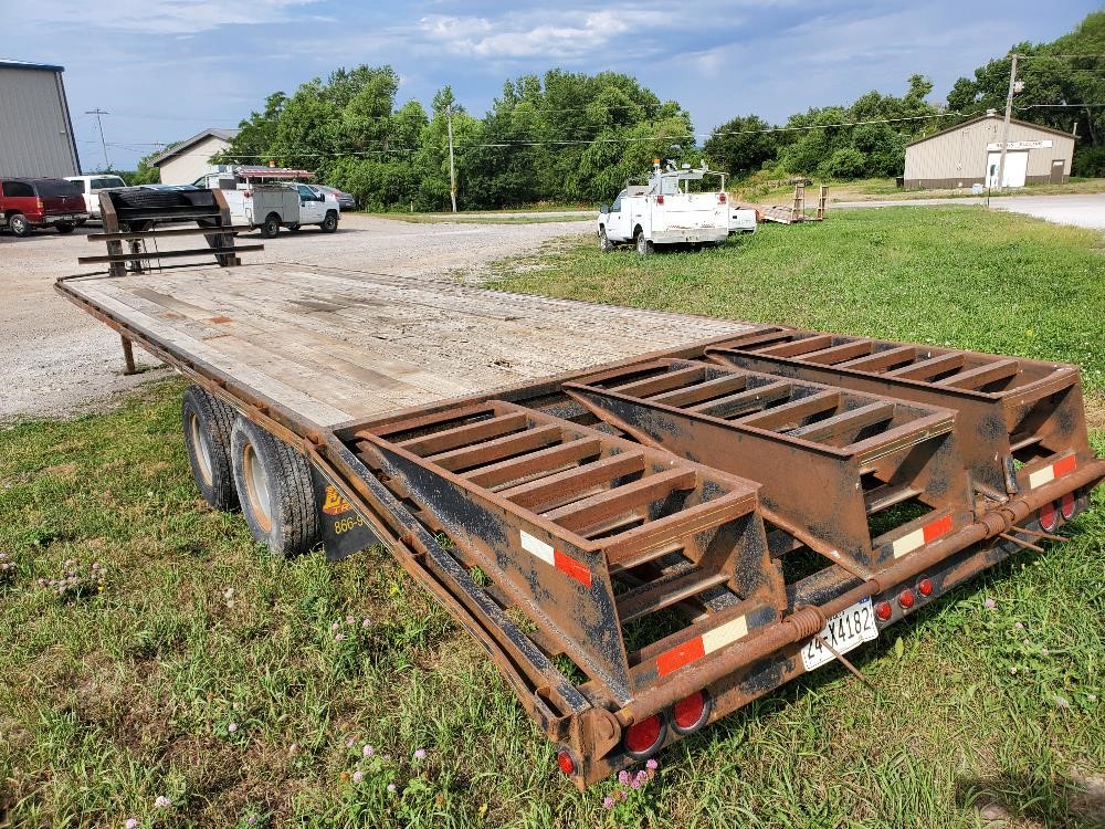 2008 Elite Gooseneck T/A Flatbed Trailer BigIron Auctions