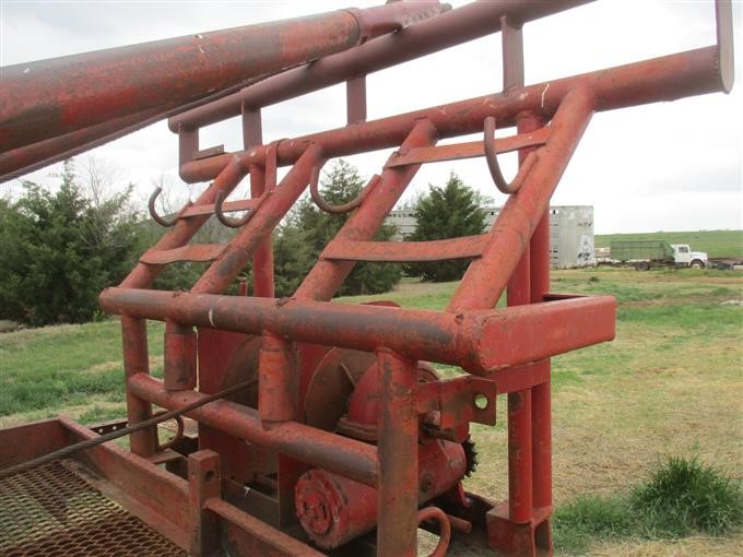 Leland Commercial Steel Truck Bed W/Winch And Gin Poles BigIron Auctions