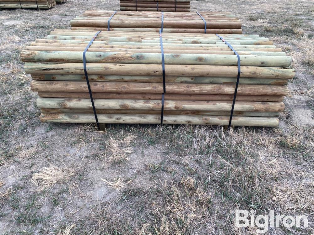 Pressure Treated Eastern Red Cedar Posts BigIron Auctions