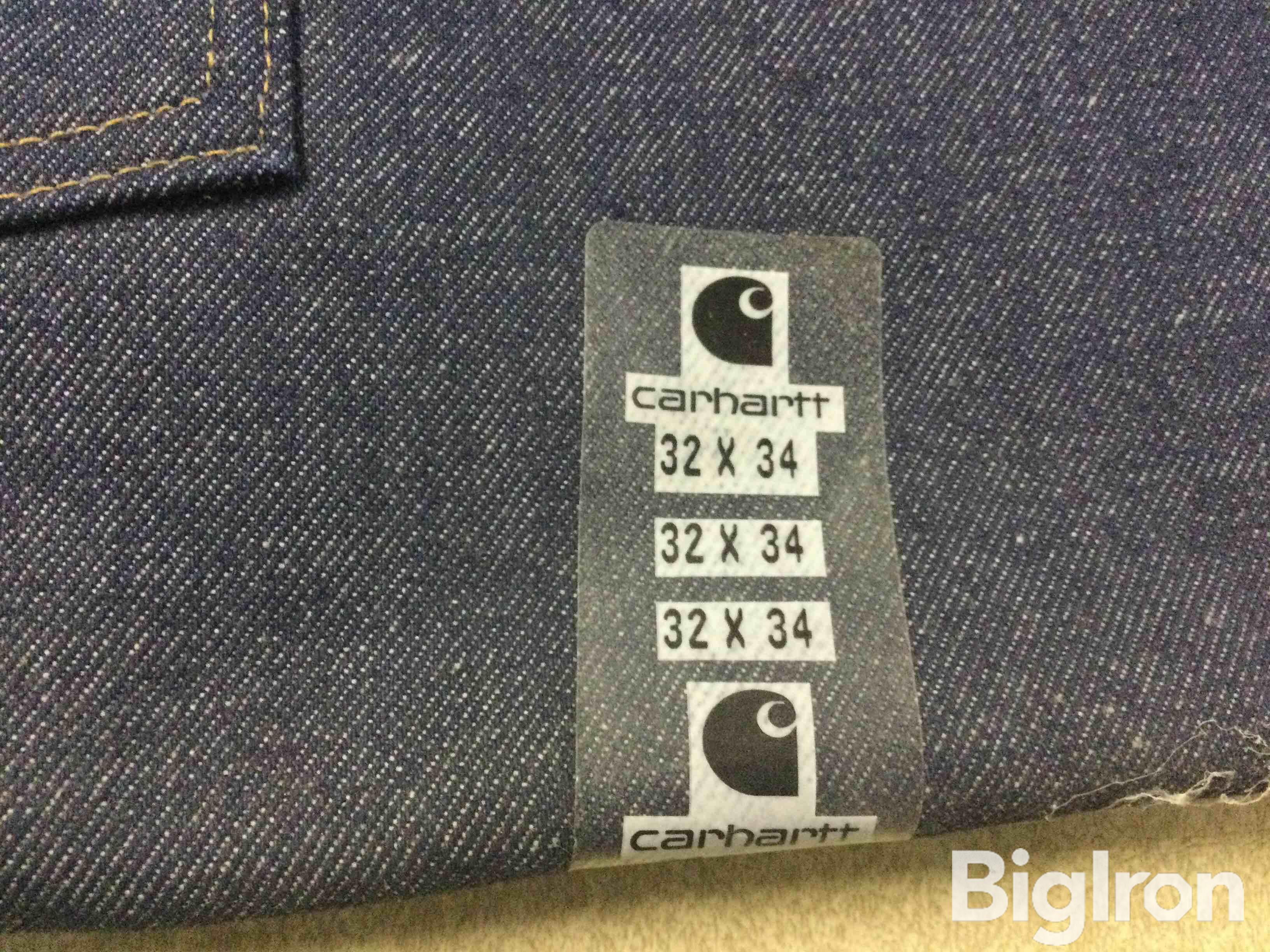 Carhartt 32x34 Double Front Logger Dungaree Jeans BigIron Auctions