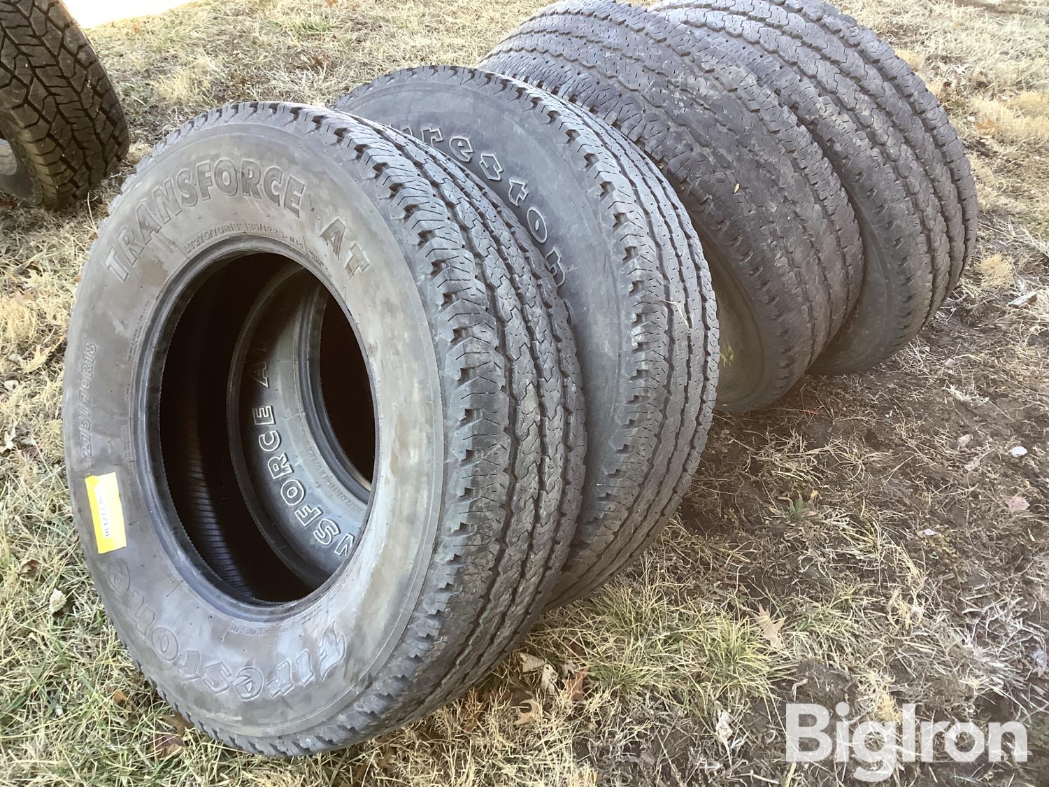 Firestone TransForce AT LT275/70R18 Tires BigIron Auctions