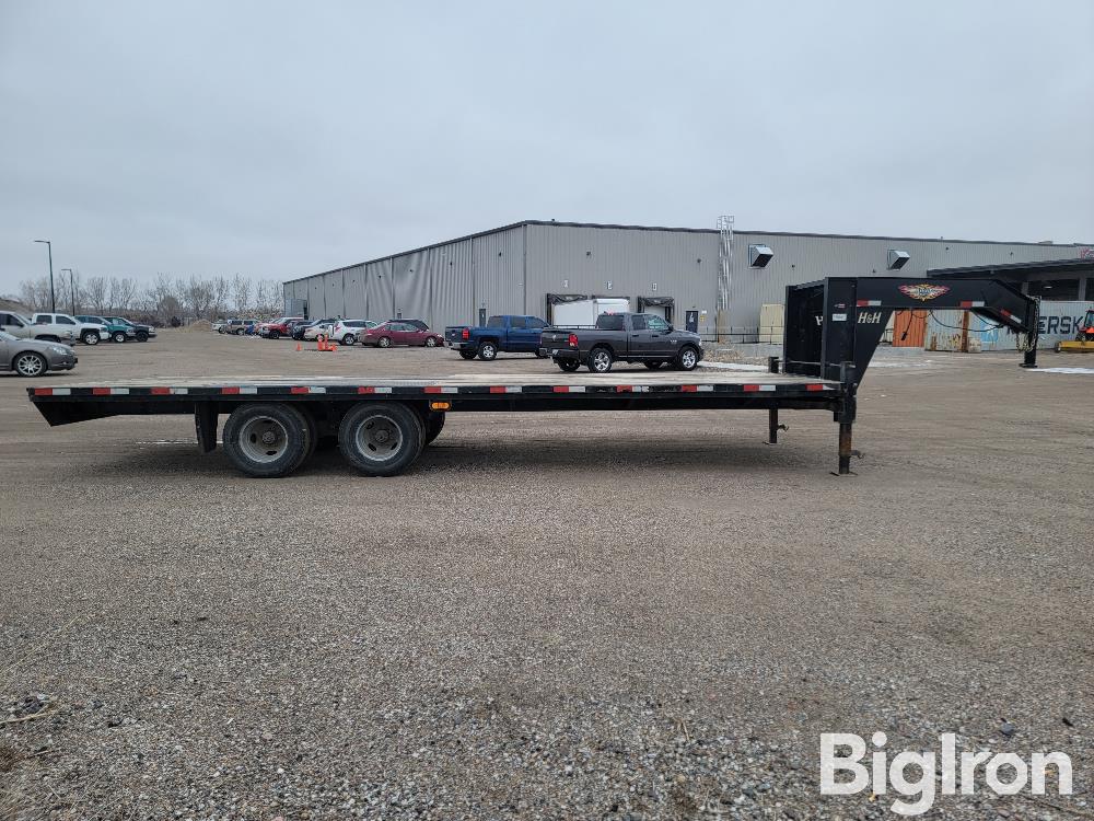 2020 H&H H25L-GN19-240 T/A Flatbed Trailer BigIron Auctions