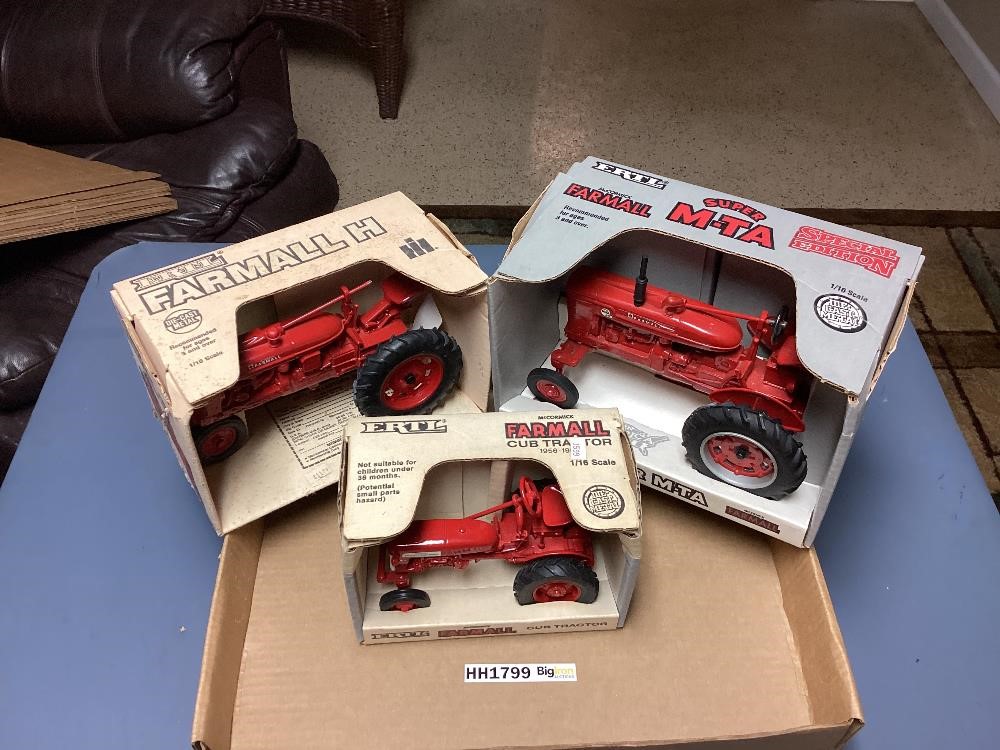 Ertl Farmall Collectible Toy Tractors Bigiron Auctions