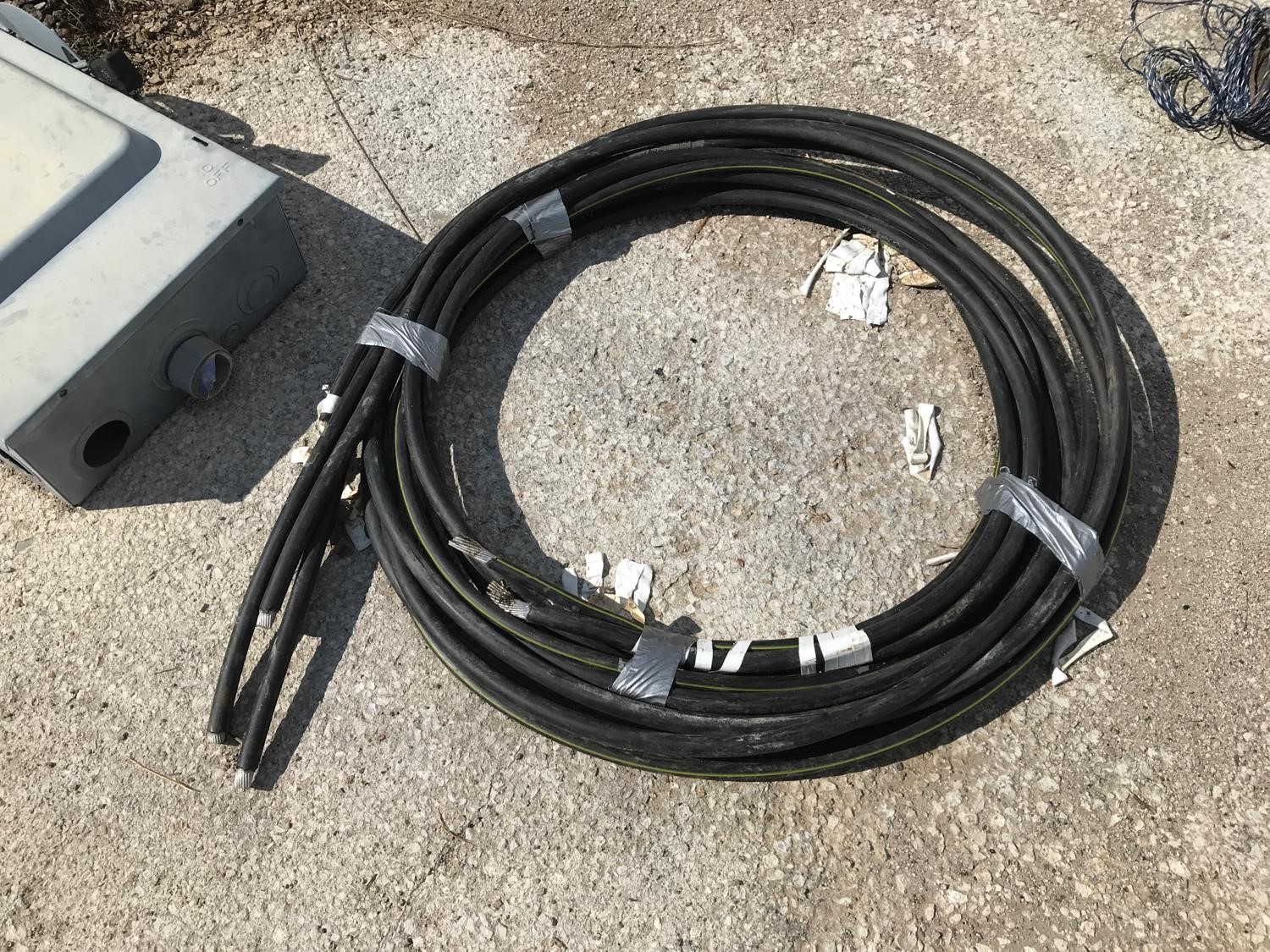 Meter Box, Disconnect Box & 4/0 Aluminum Urd BigIron Auctions