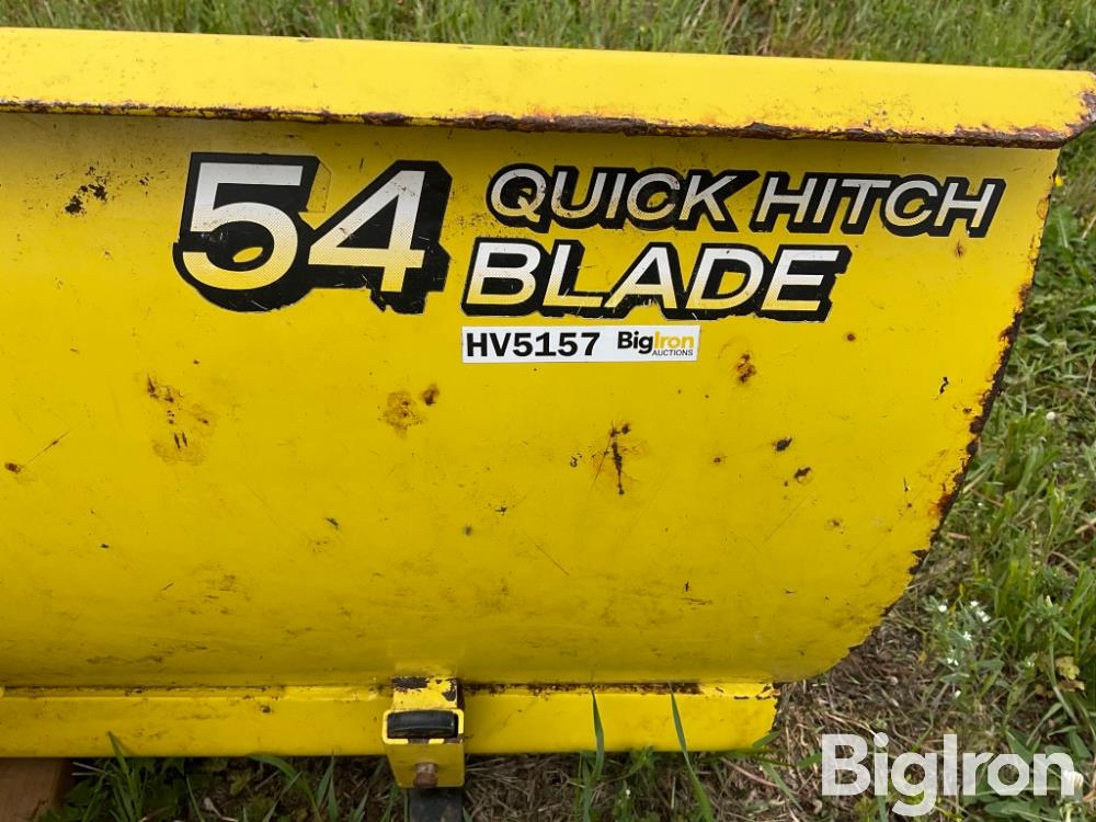 John Deere 54 Quick Hitch Blade Bigiron Auctions 9081