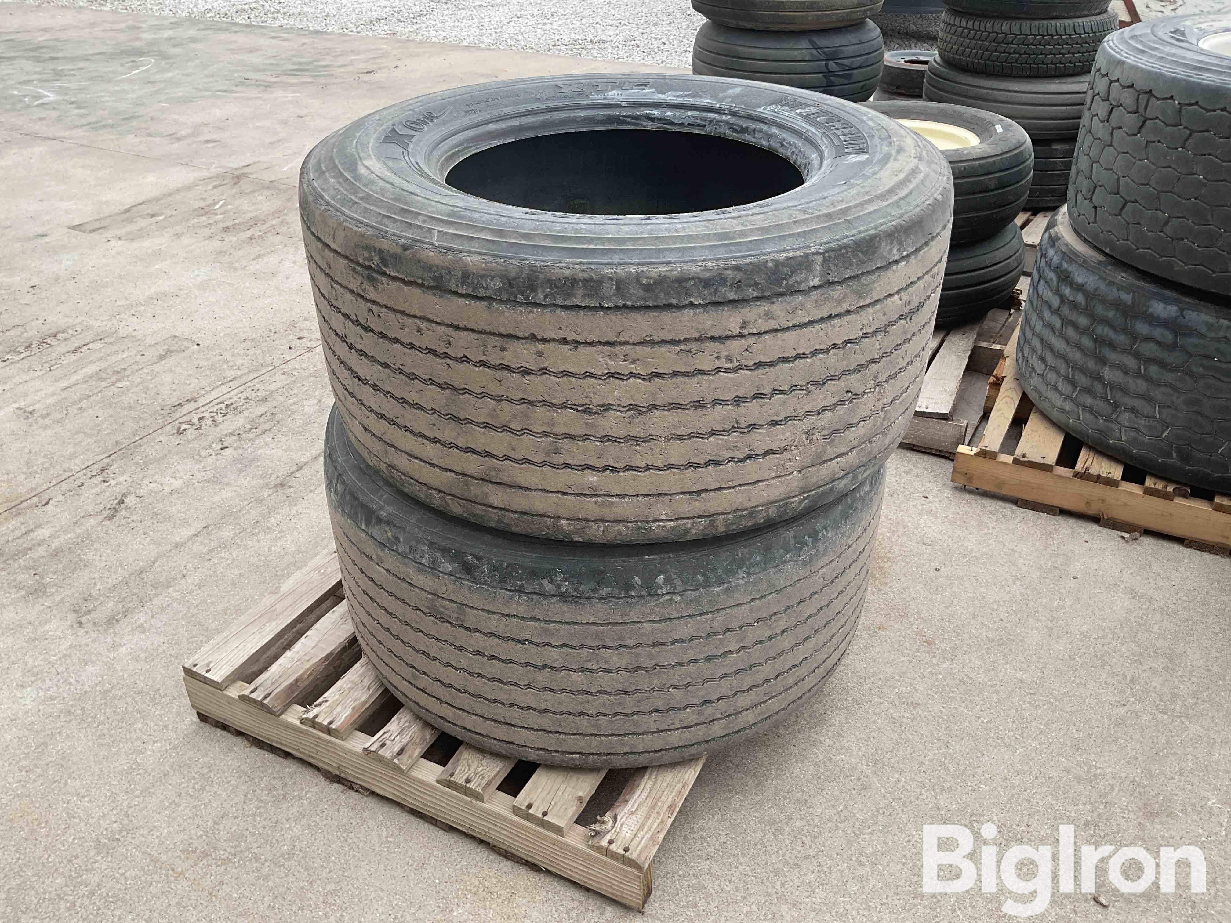 Michelin 445/50R22.5 Super Wide Base Tires BigIron Auctions