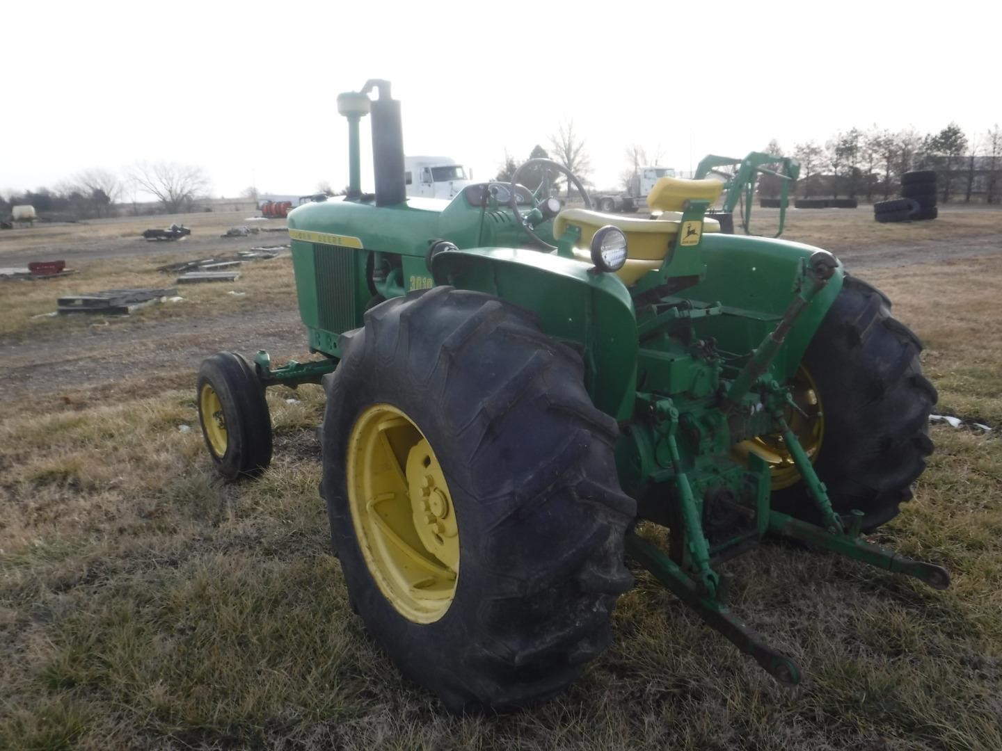 1961 John Deere 3010 Diesel 2wd Utility Row Crop Tractor Bigiron Auctions 