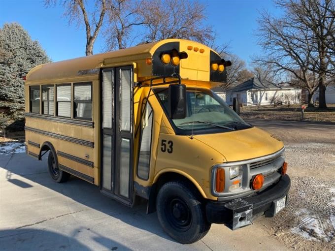 2000 Chevrolet Express Cutaway G3500 15 Passenger Bus BigIron Auctions