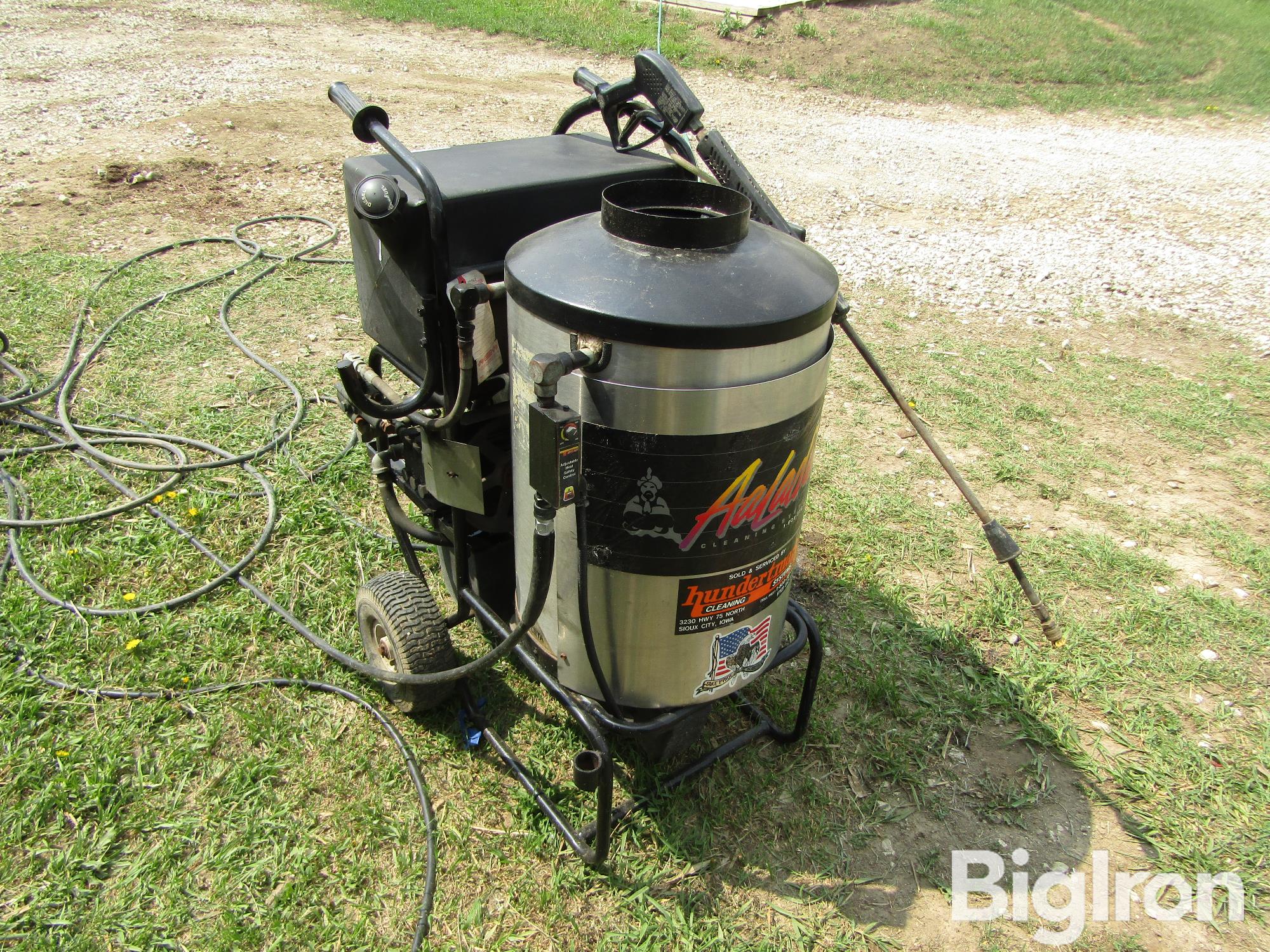 Aaladin 1440 Hot Water Pressure Washer Bigiron Auctions