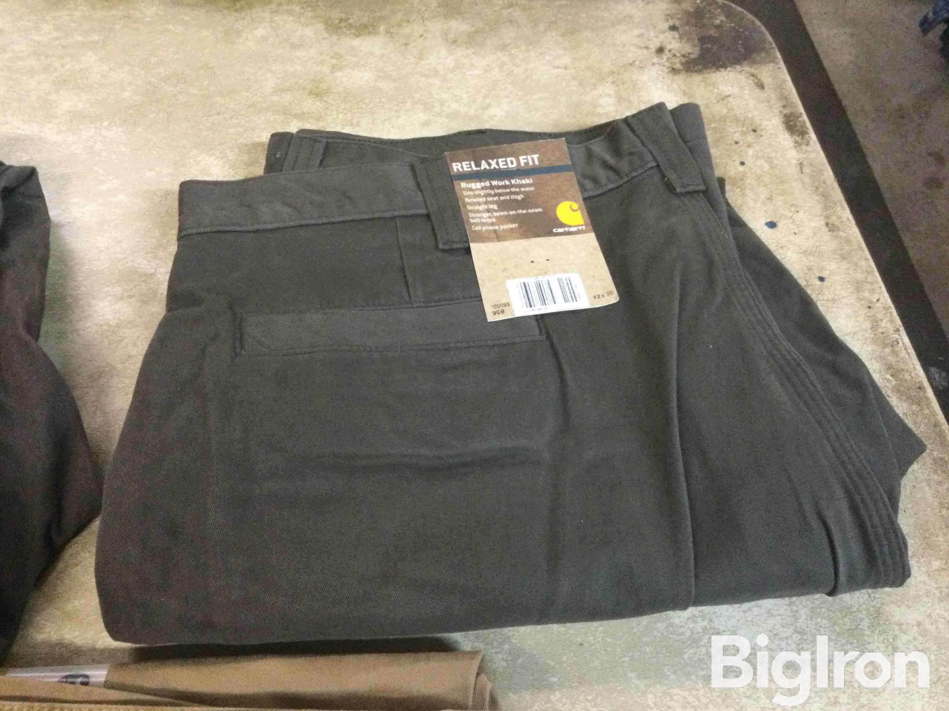 Carhartt 42x30 Relaxed Fit Rugged Work Khakis BigIron Auctions