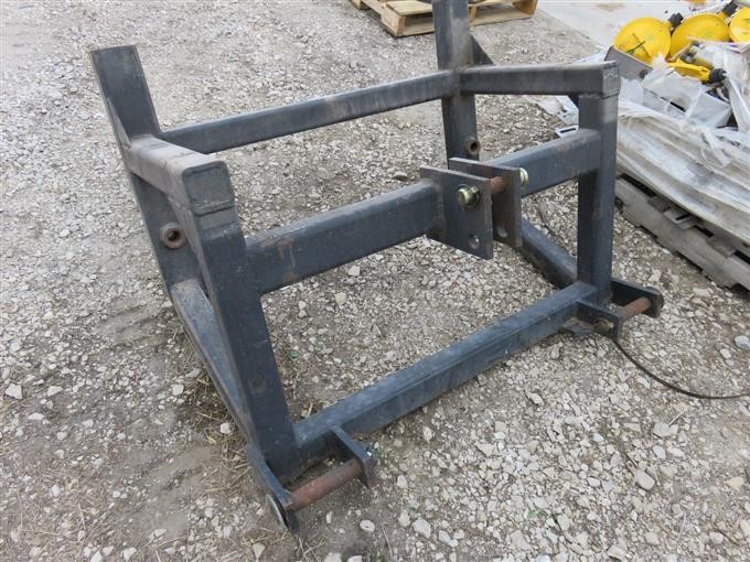 Barney-Bilt Double Spear Round Bale Stabber Frame BigIron Auctions