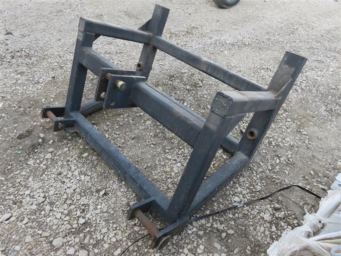 Barney-Bilt Double Spear Round Bale Stabber Frame BigIron Auctions