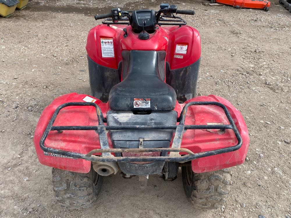 2008 Honda Rancher Es 4 Wheeler Bigiron Auctions