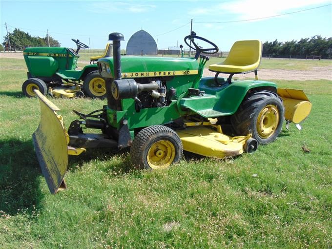 1974 John Deere 140 Lawn Mower Bigiron Auctions 6015