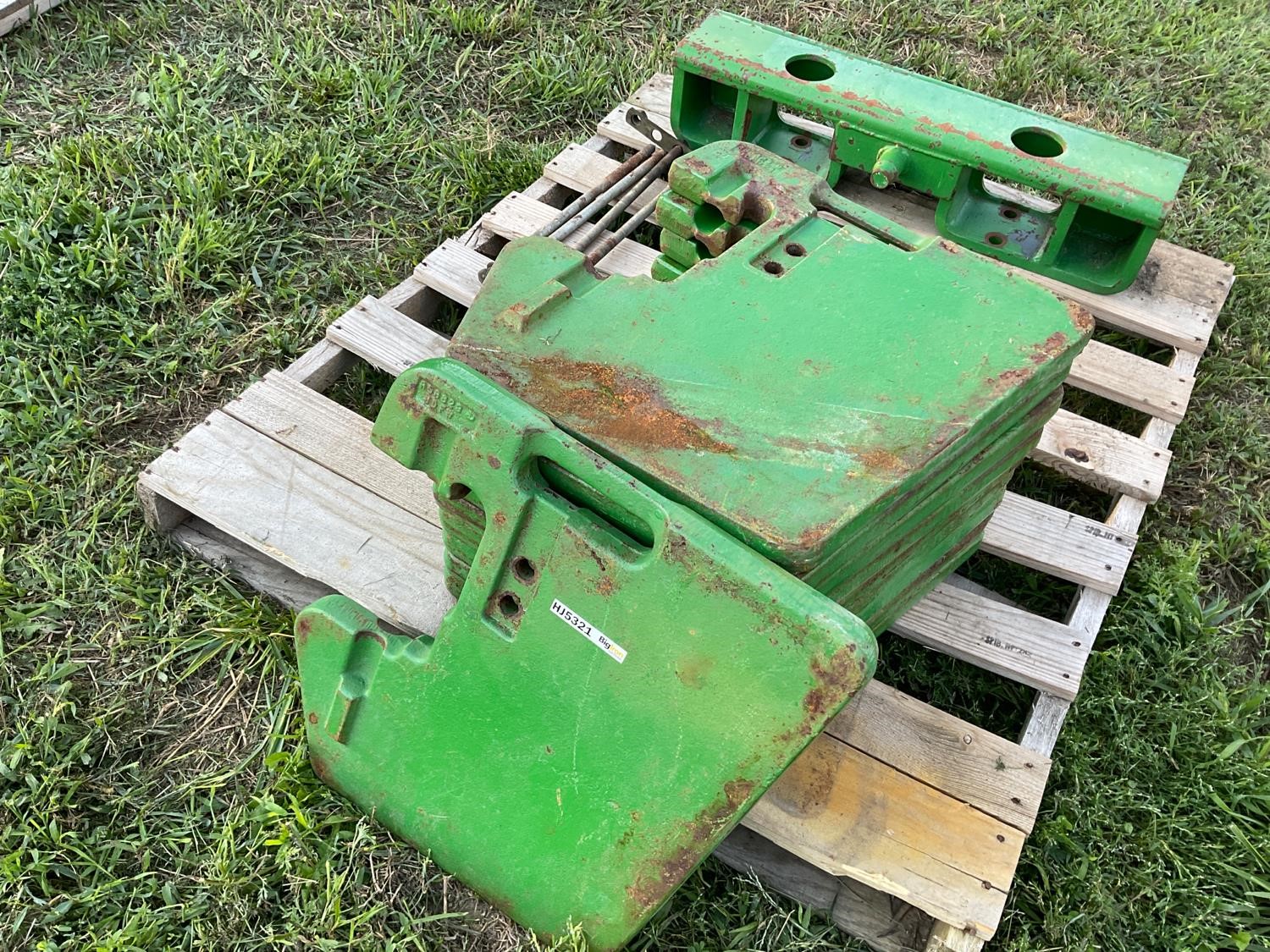 John Deere Tractor Suitcase Weights W/ Weight Bracket BigIron Auctions