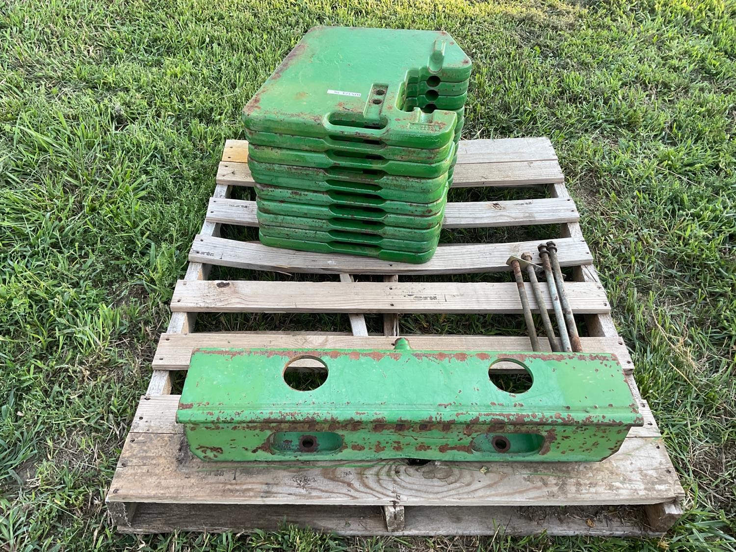 John Deere Tractor Suitcase Weights W/ Weight Bracket BigIron Auctions