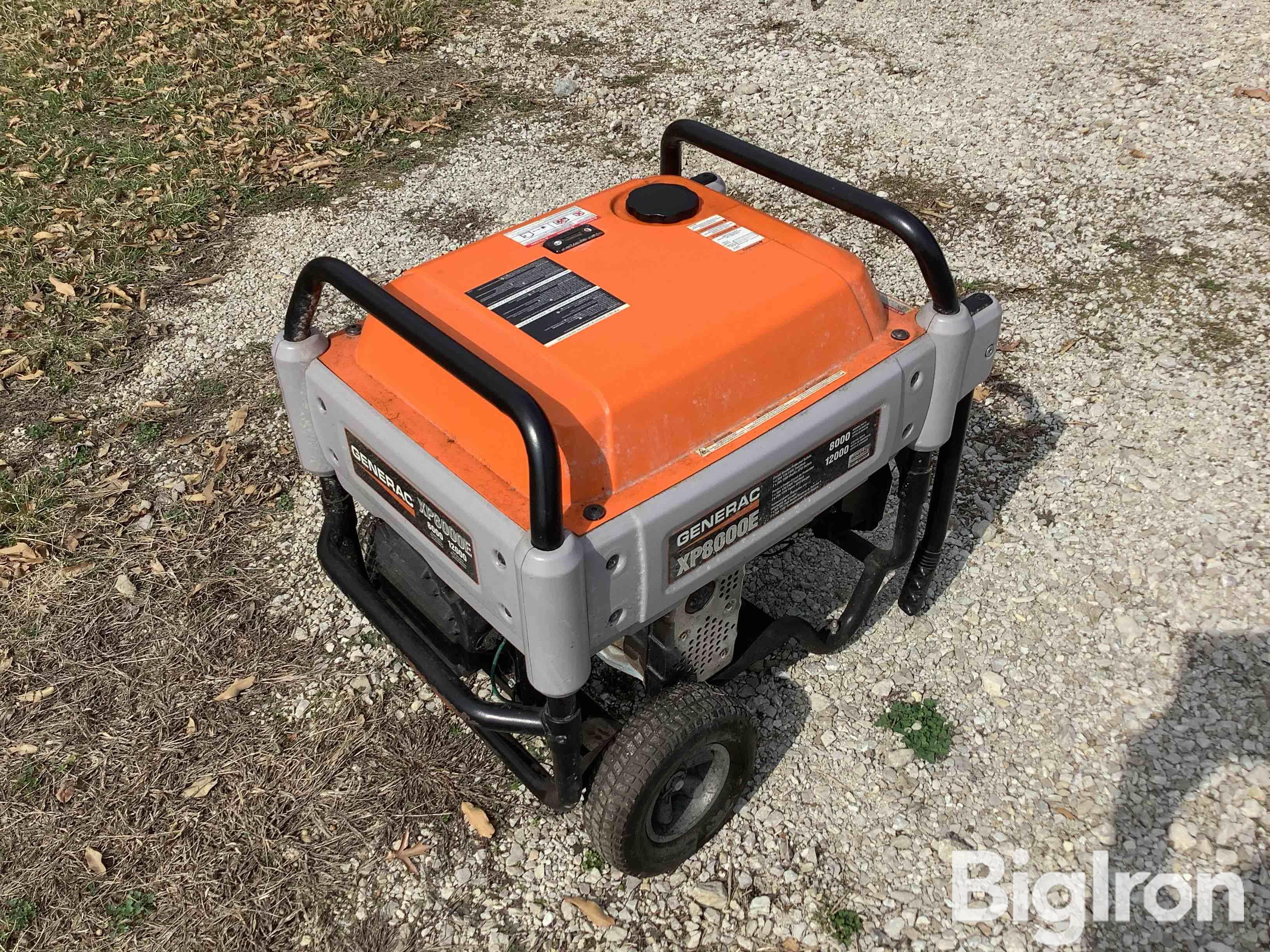 Generac XP8000E Generator BigIron Auctions