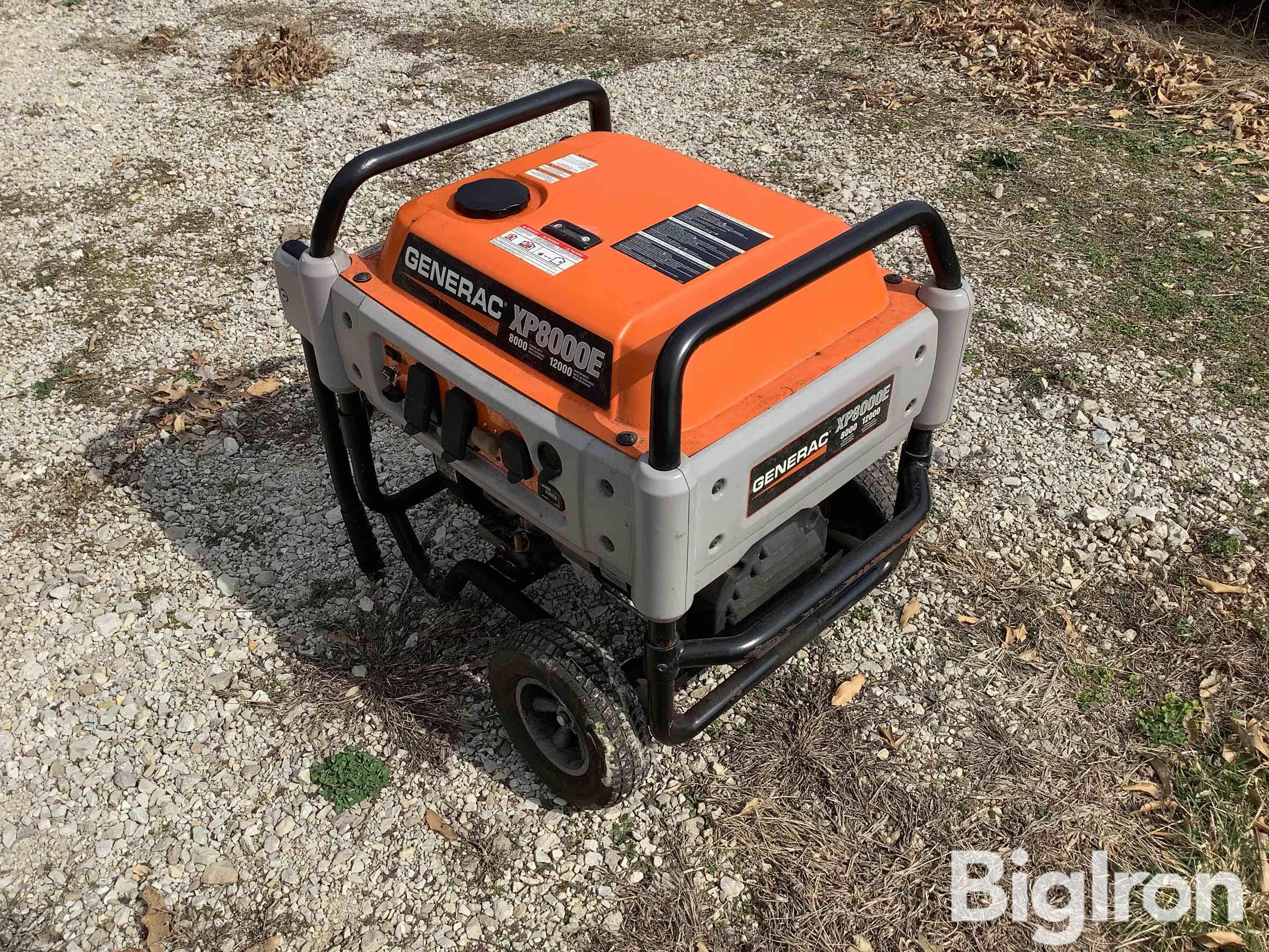 Generac XP8000E Generator BigIron Auctions