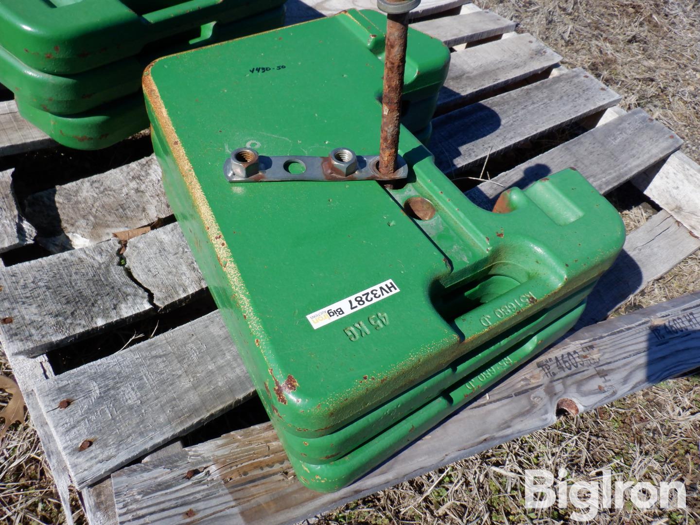 John Deere 45Kg Front Suitcase Weights BigIron Auctions