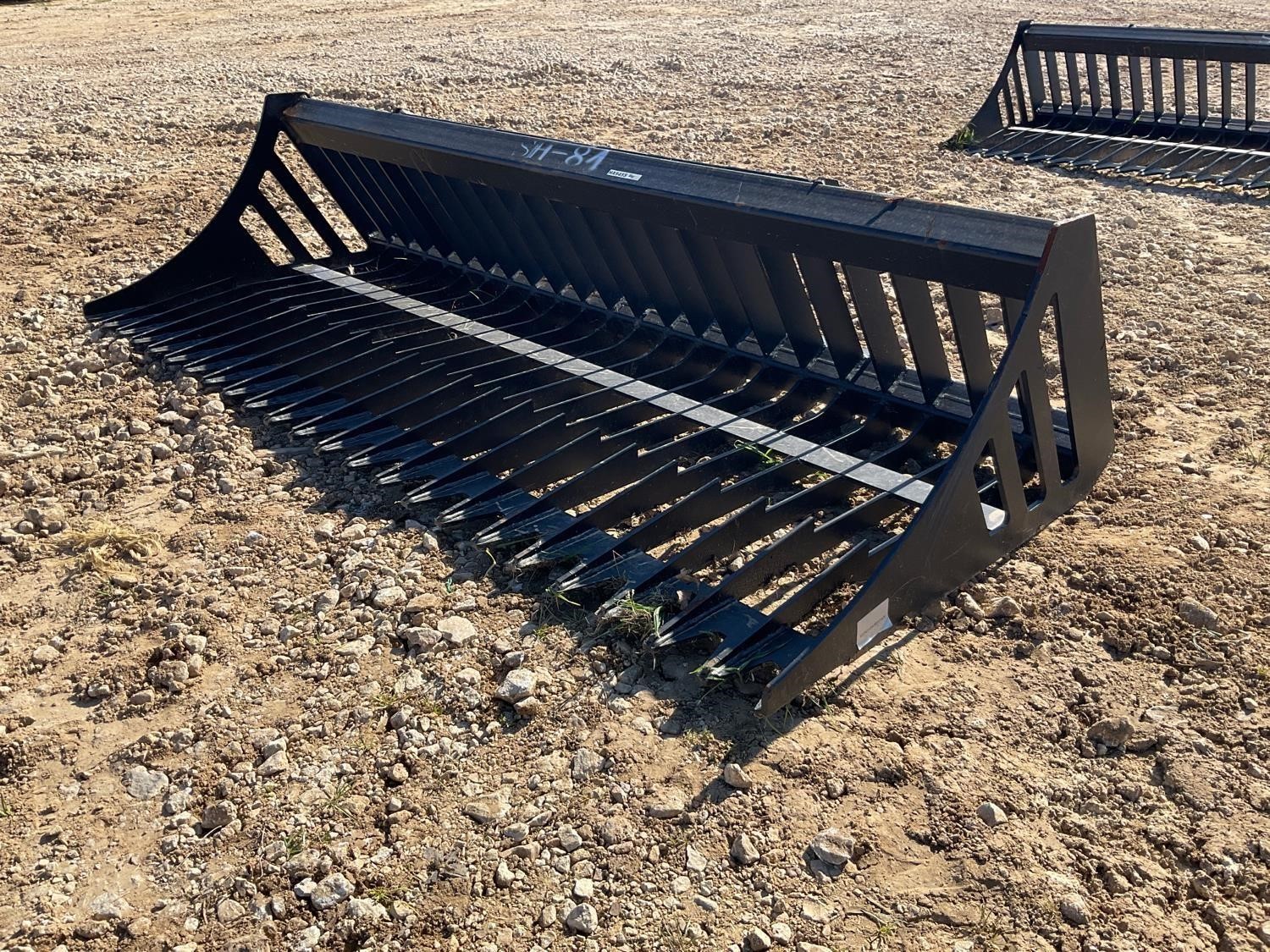 78” Rock Bucket Skid Steer Attachment BigIron Auctions