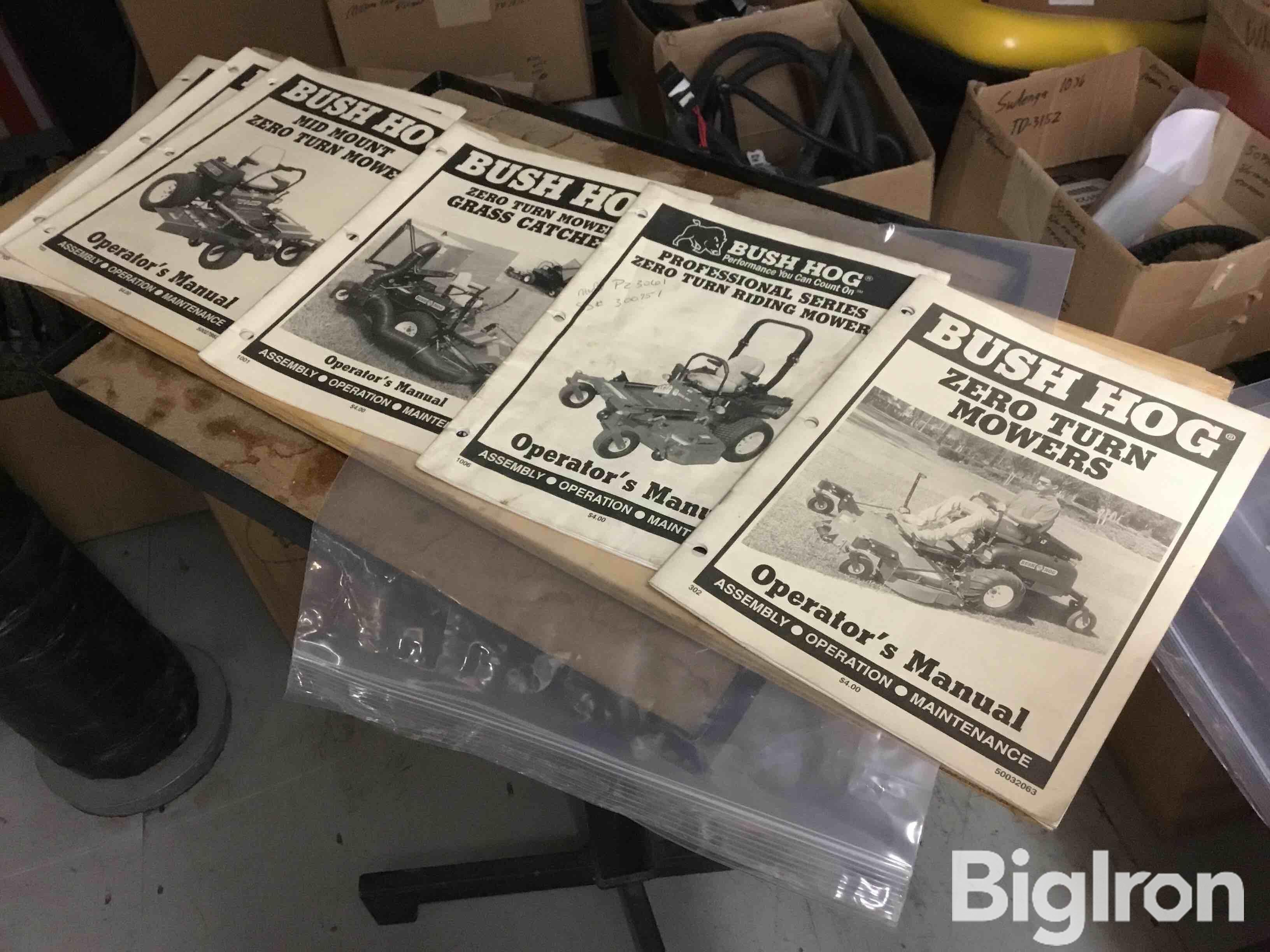 Bush Hog Zero Turn Owners Manuals BigIron Auctions